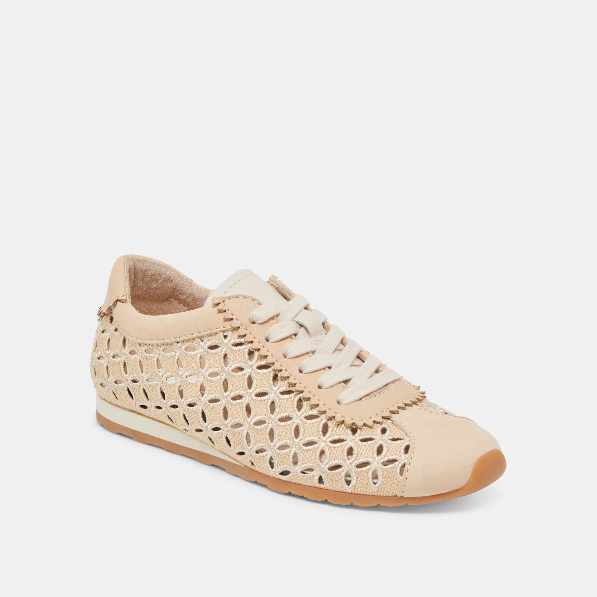 Dolce Vita DANIE EYELET PERF SNEAKERS LT NATURAL RAFFIA
 – Dolce Vita