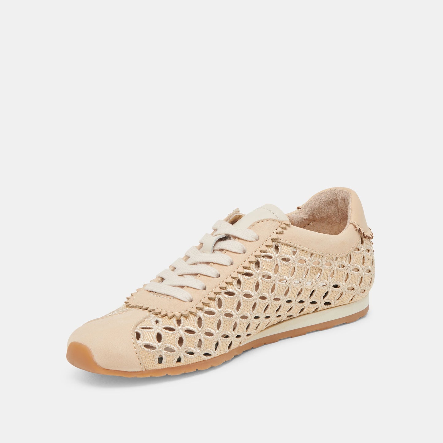 Dolce Vita DANIE EYELET PERF SNEAKERS LT NATURAL RAFFIA
 – Dolce Vita