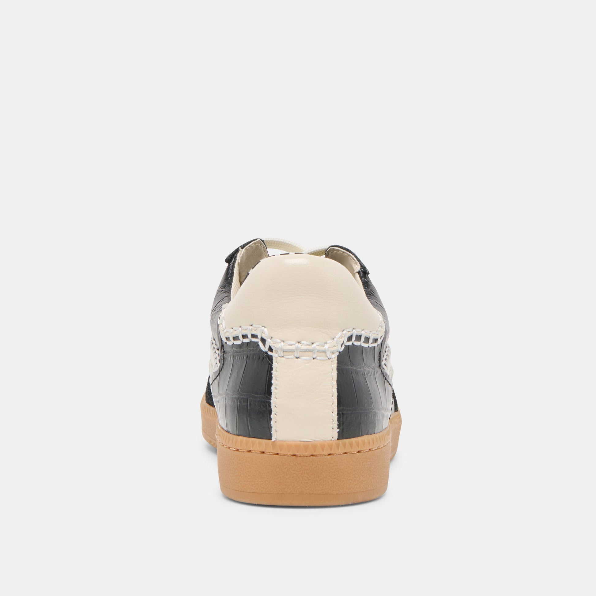 Dolce Vita NOTICE STITCH SNEAKERS NOIR CROCO EMBOSSED LEATHER
 – Dolce Vita