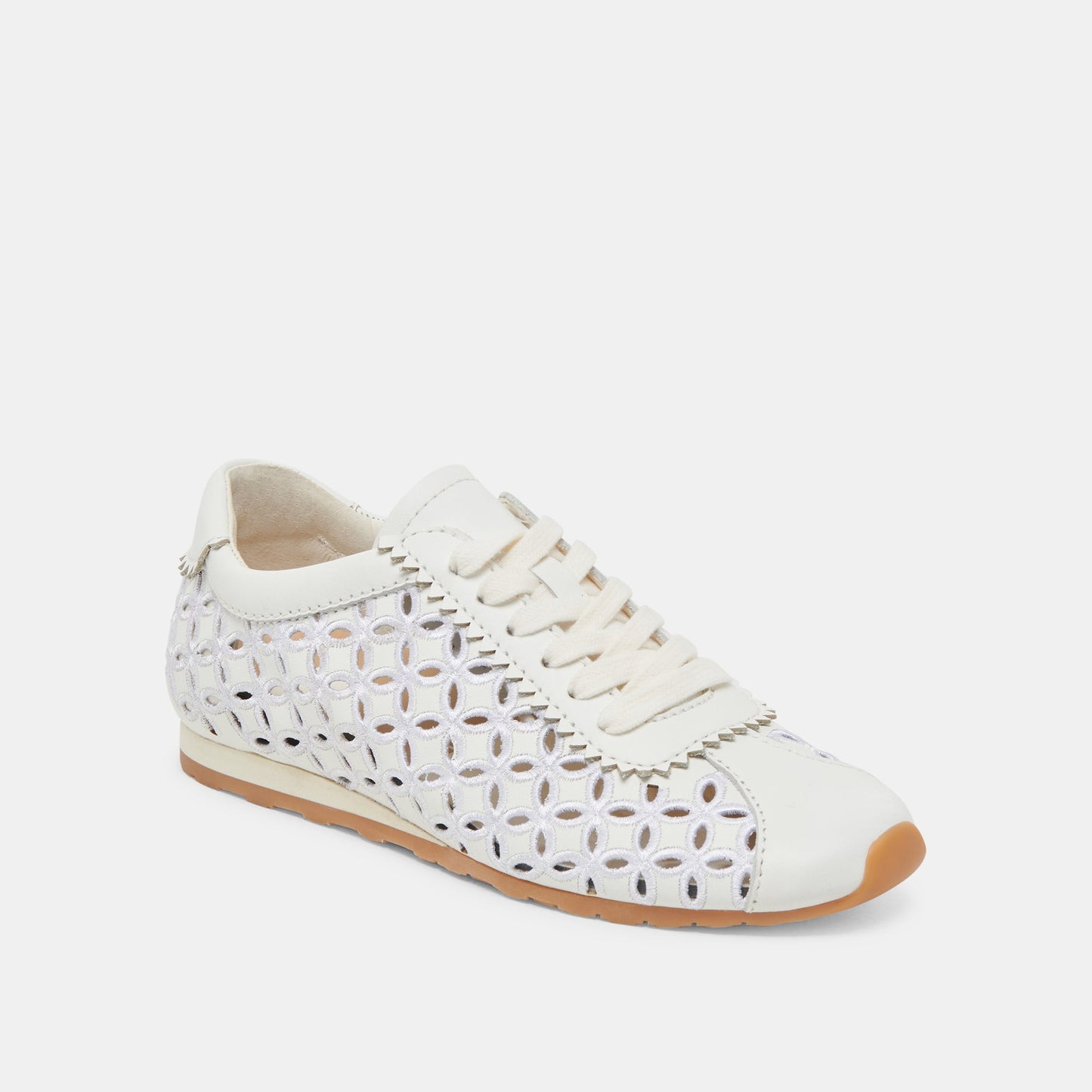 Dolce Vita DANIE EYELET PERF SNEAKERS TRUE WHITE LEATHER
 – Dolce Vita