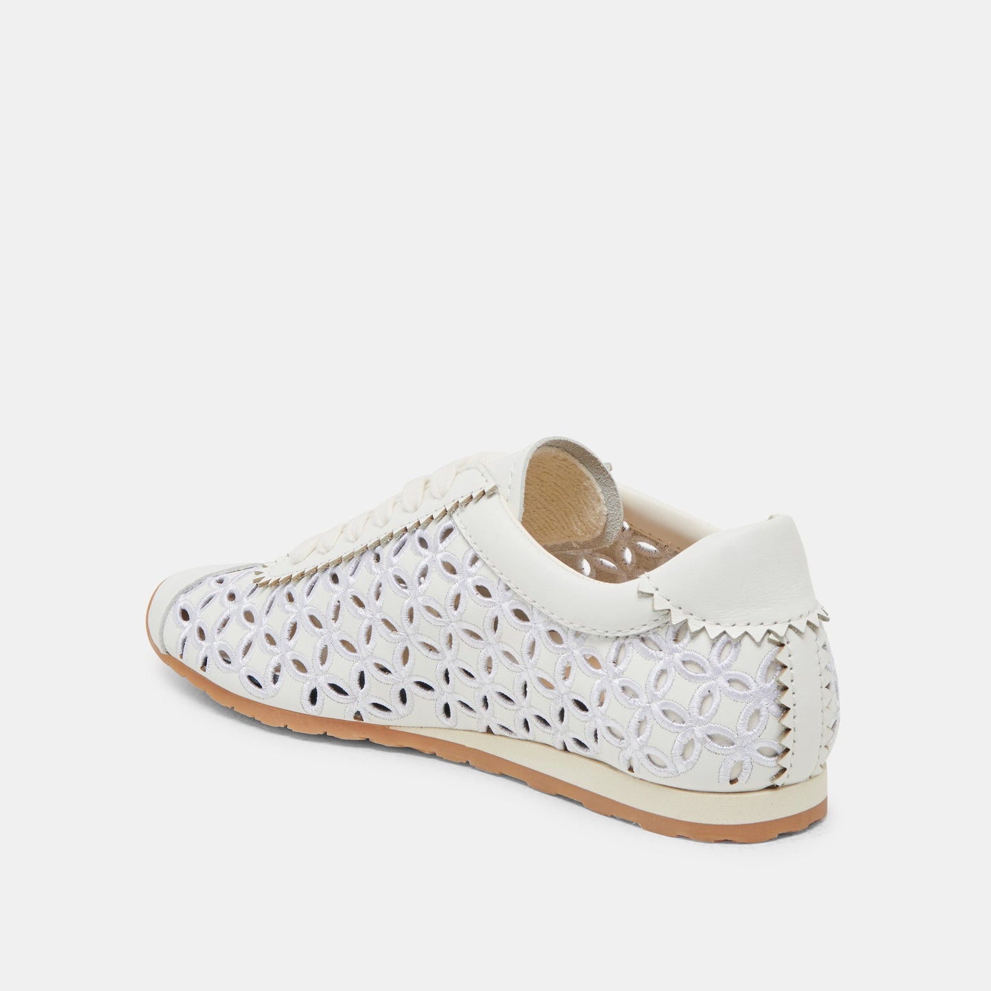 Dolce Vita DANIE EYELET PERF SNEAKERS TRUE WHITE LEATHER
 – Dolce Vita