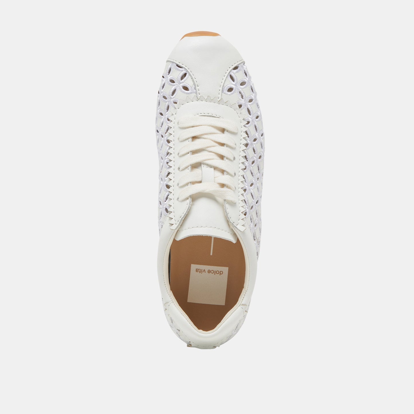 Dolce Vita DANIE EYELET PERF SNEAKERS TRUE WHITE LEATHER
 – Dolce Vita