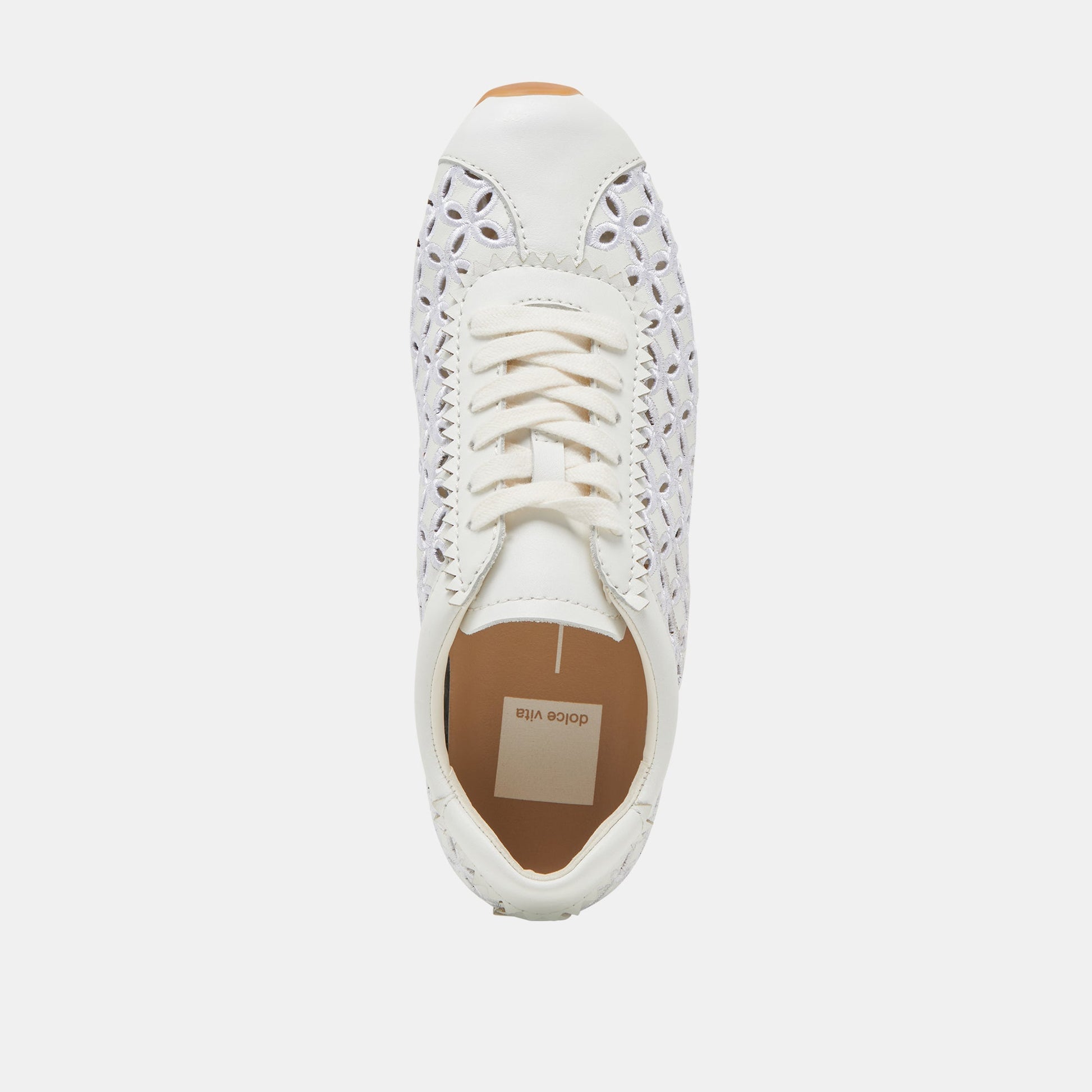 Dolce Vita DANIE EYELET PERF SNEAKERS TRUE WHITE LEATHER
 – Dolce Vita