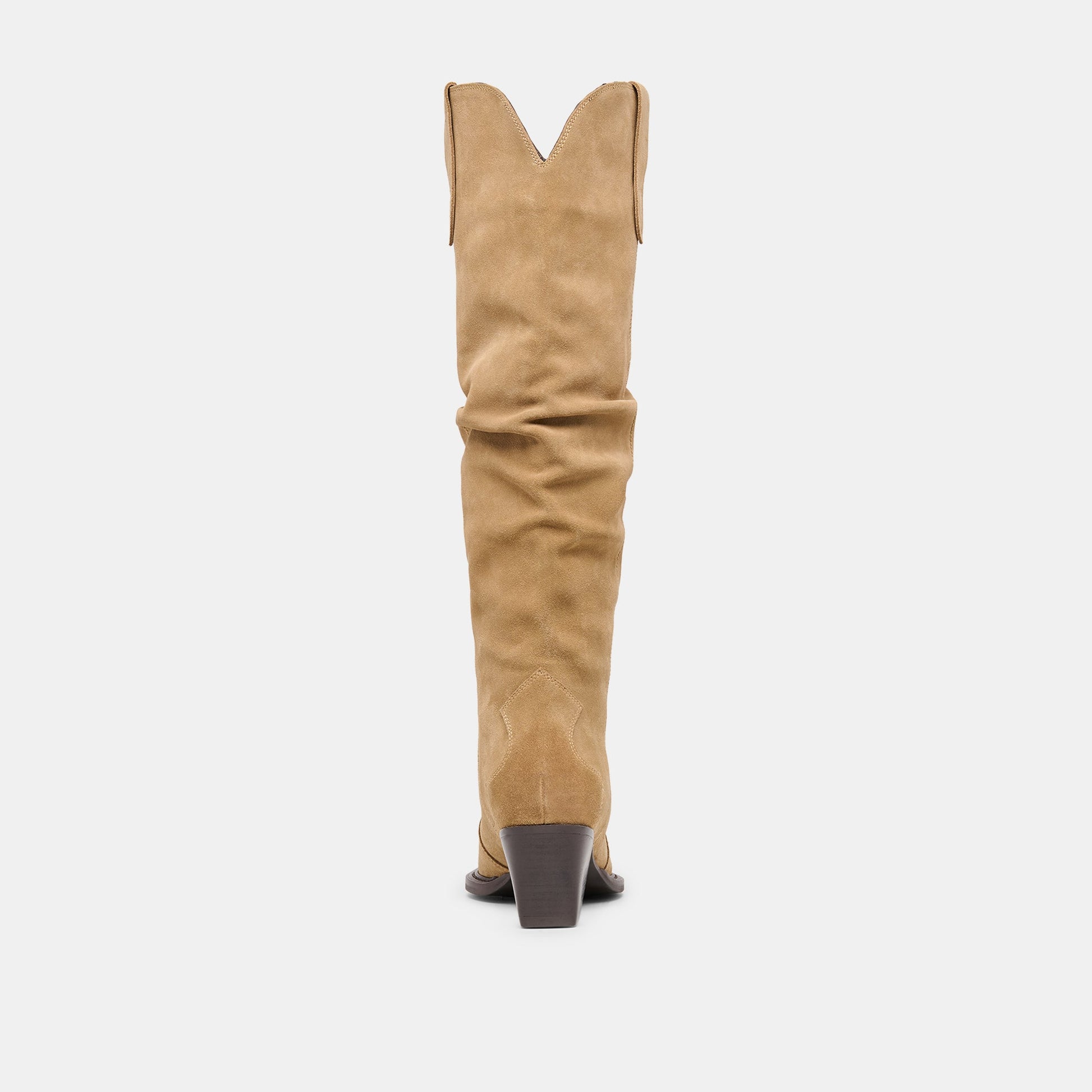 Dolce Vita Buckly Camel Suede Boots