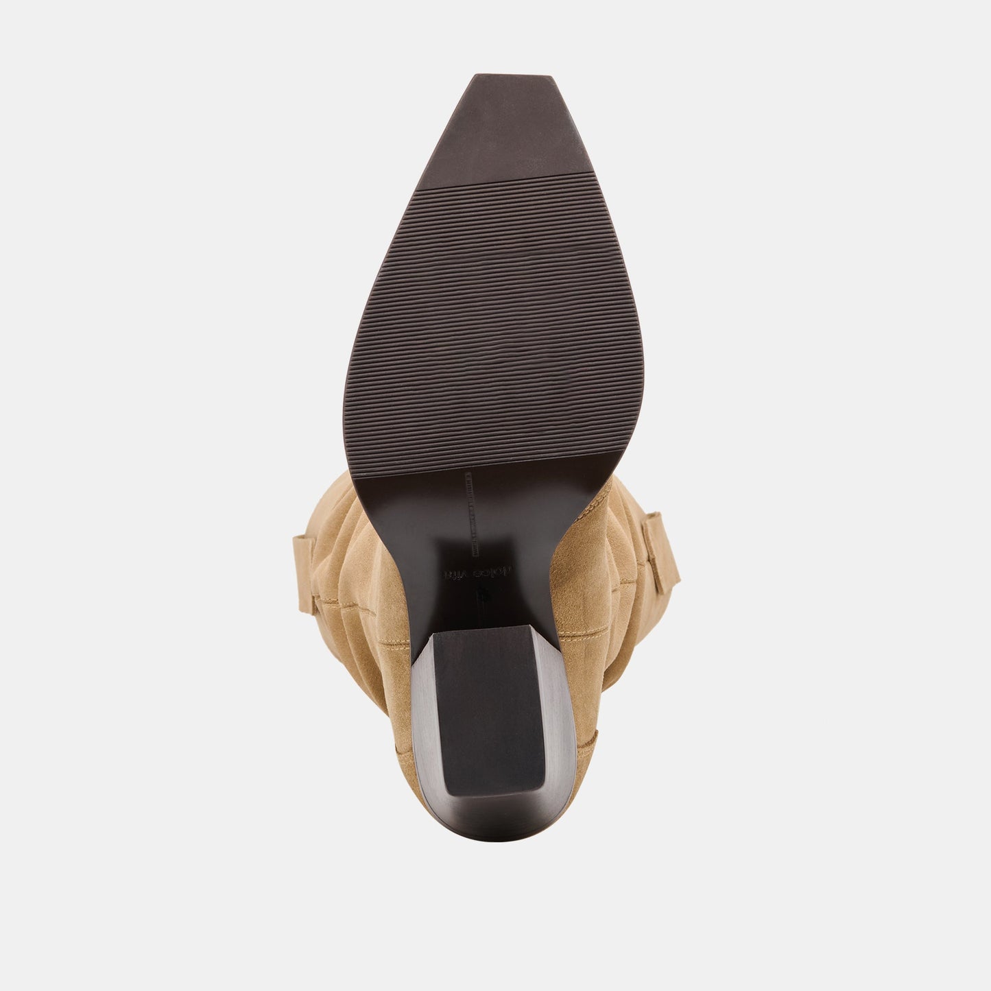 Dolce Vita Buckly Camel Suede Boots
