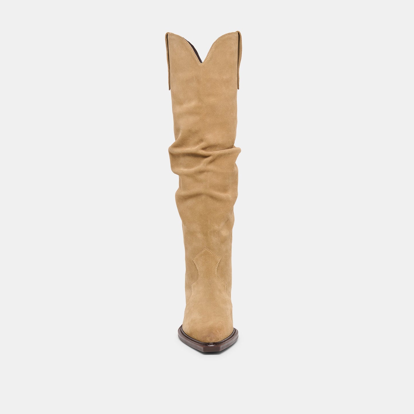 Dolce Vita Buckly Camel Suede Boots