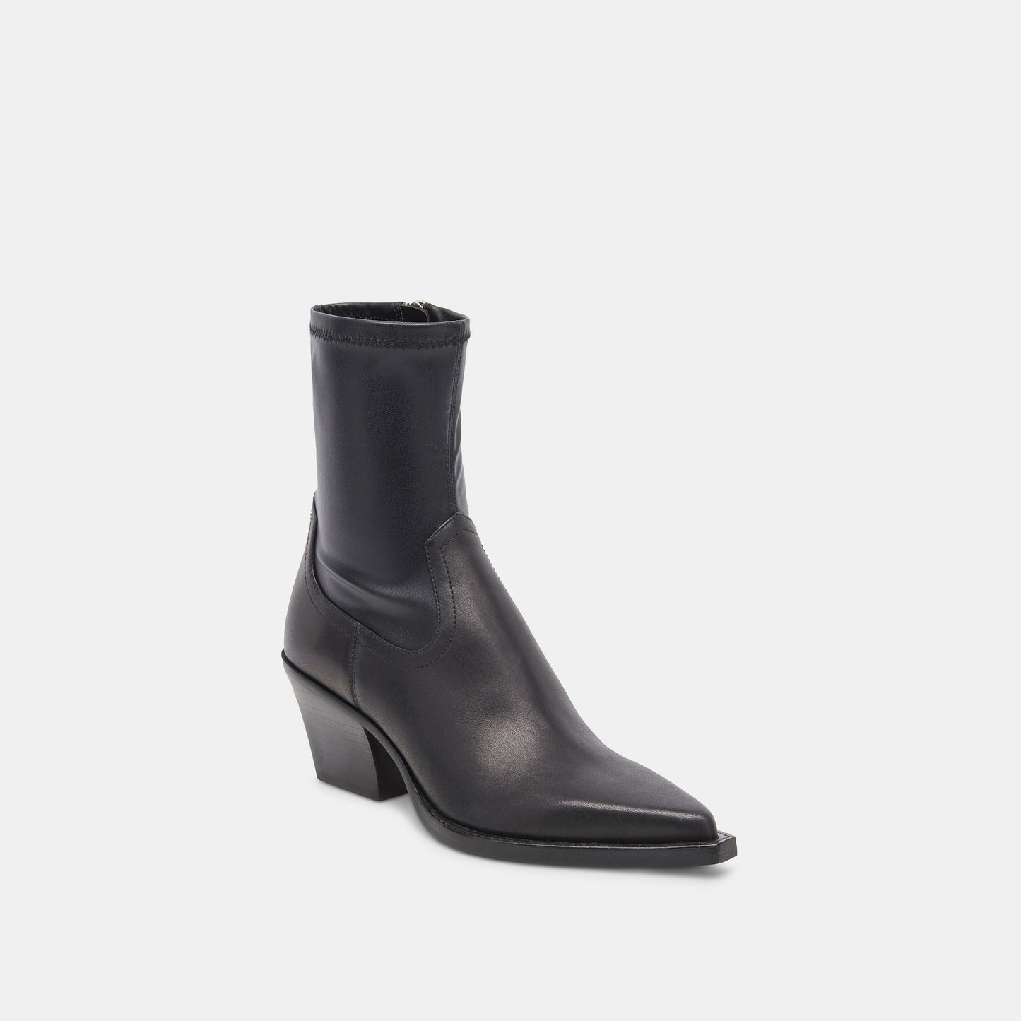 Dolce Vita Rutger Boots Black Leather | Women's Black Leather Mid-Ankle Boots
 – Dolce Vita