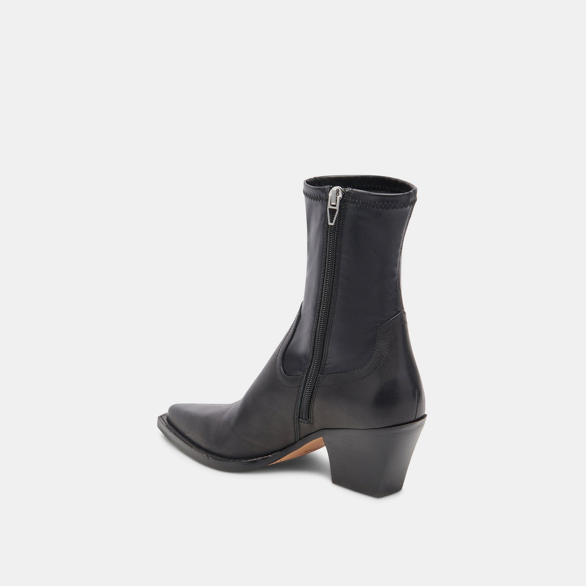 Dolce Vita Rutger Boots Black Leather | Women's Black Leather Mid-Ankle Boots
 – Dolce Vita
