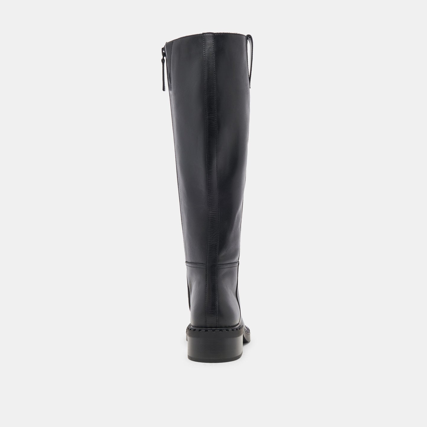Dolce Vita Glory H2O Waterproof Black Leather Wide Calf Boots
