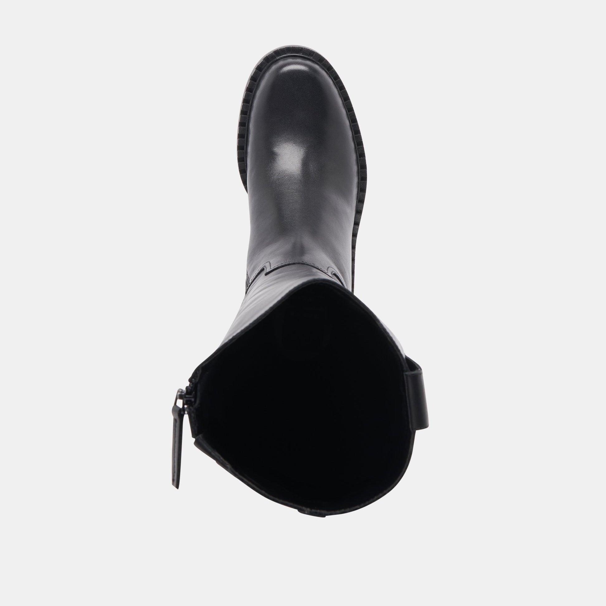 Dolce Vita Glory H2O Waterproof Black Leather Extra Wide Calf Boots