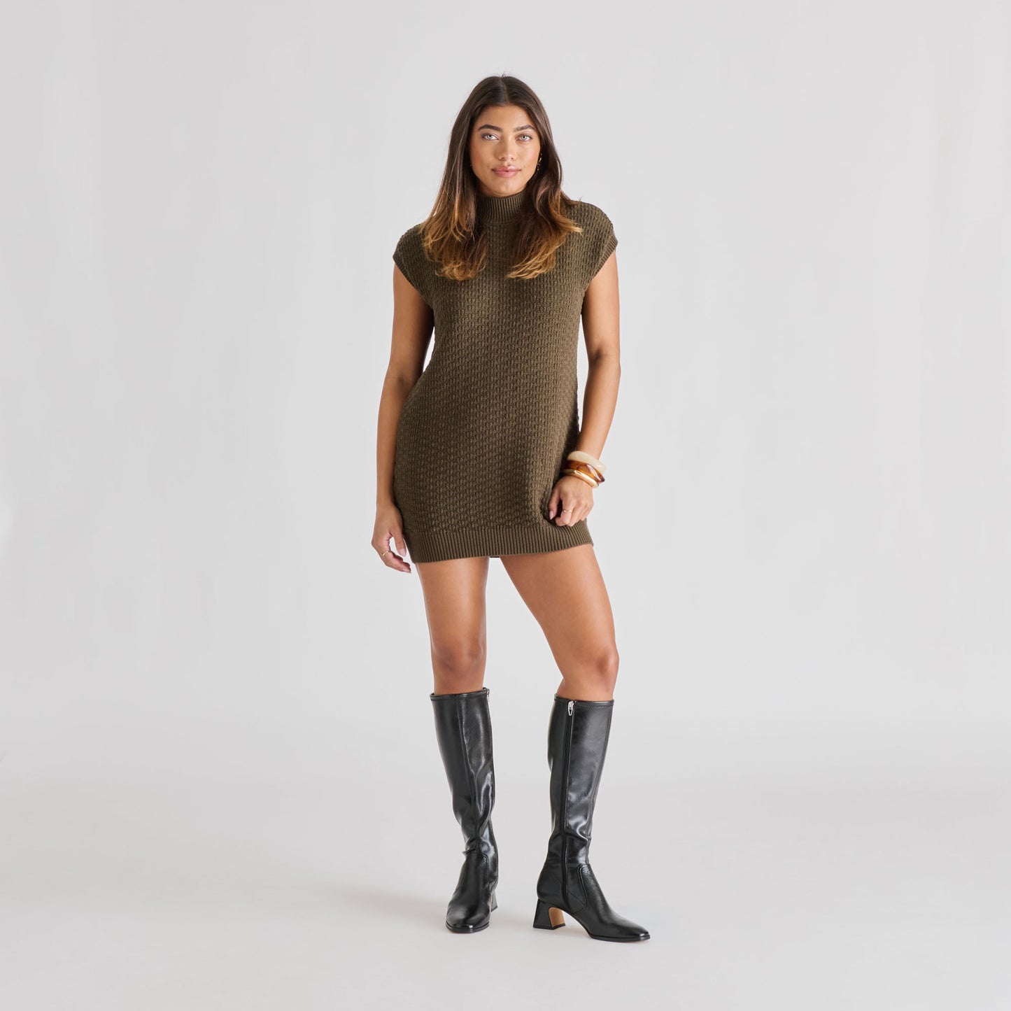 Dolce Vita Alivia Black Leather Boots