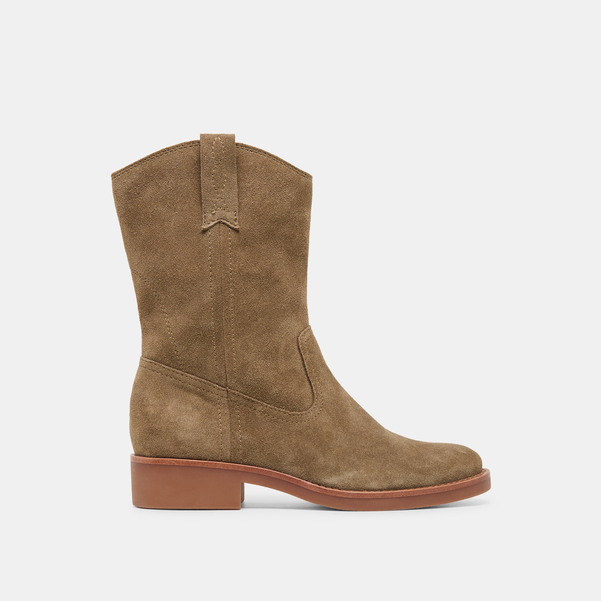 Dolce Vita Haline H2O Olive Suede Waterproof Boots