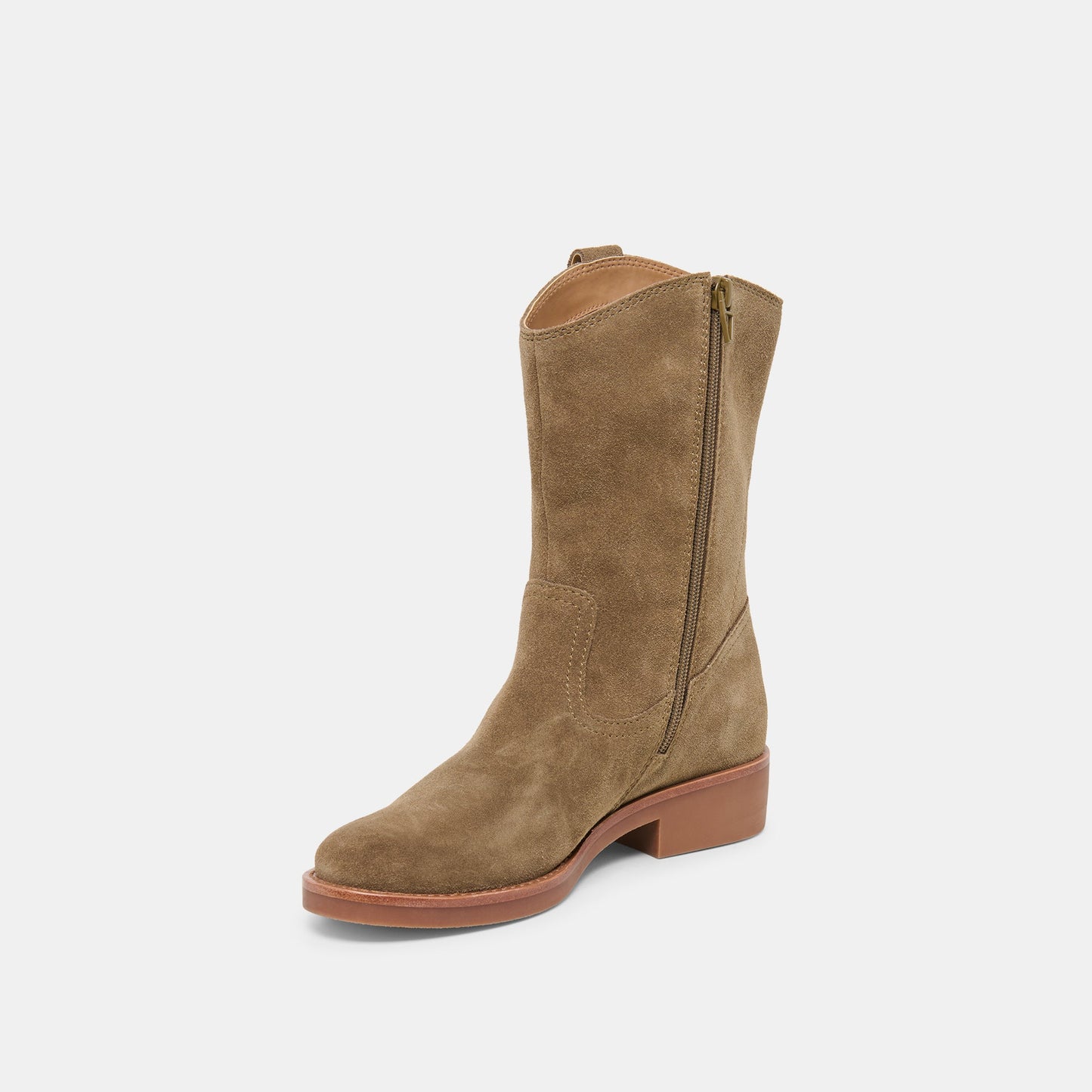 Dolce Vita Haline H2O Olive Suede Waterproof Boots