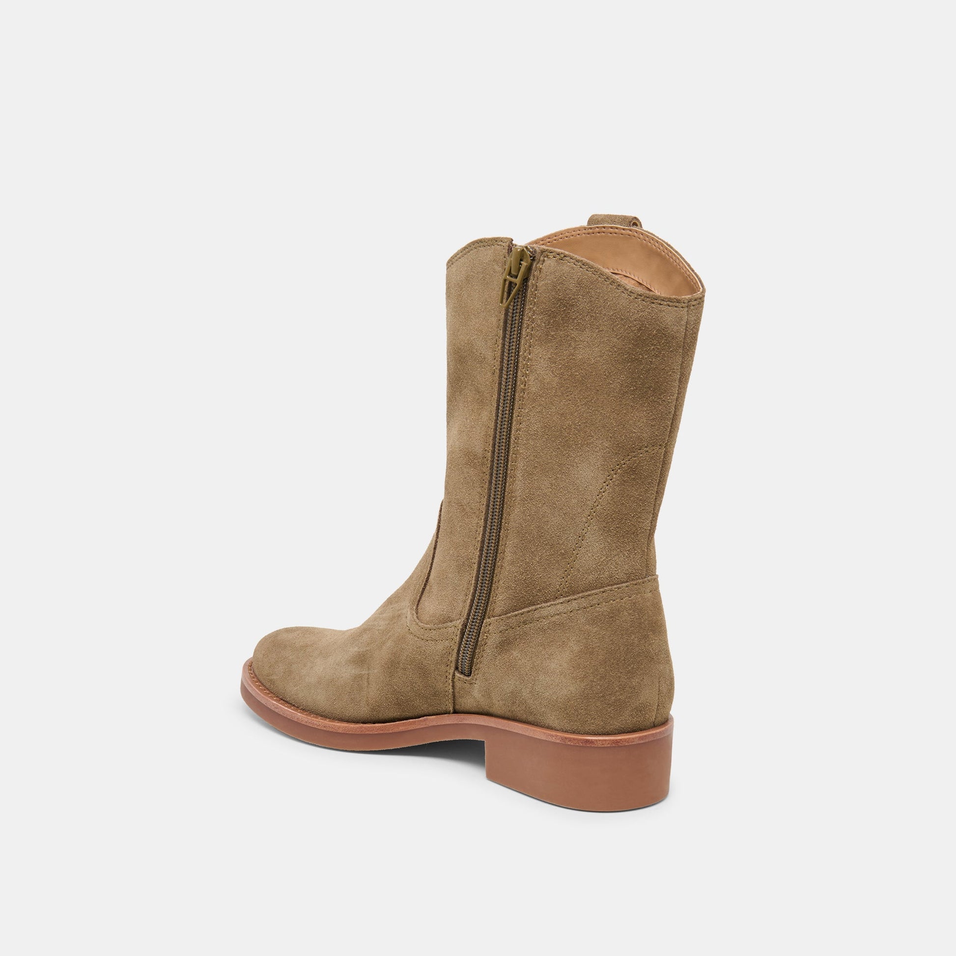 Dolce Vita Haline H2O Olive Suede Waterproof Boots
