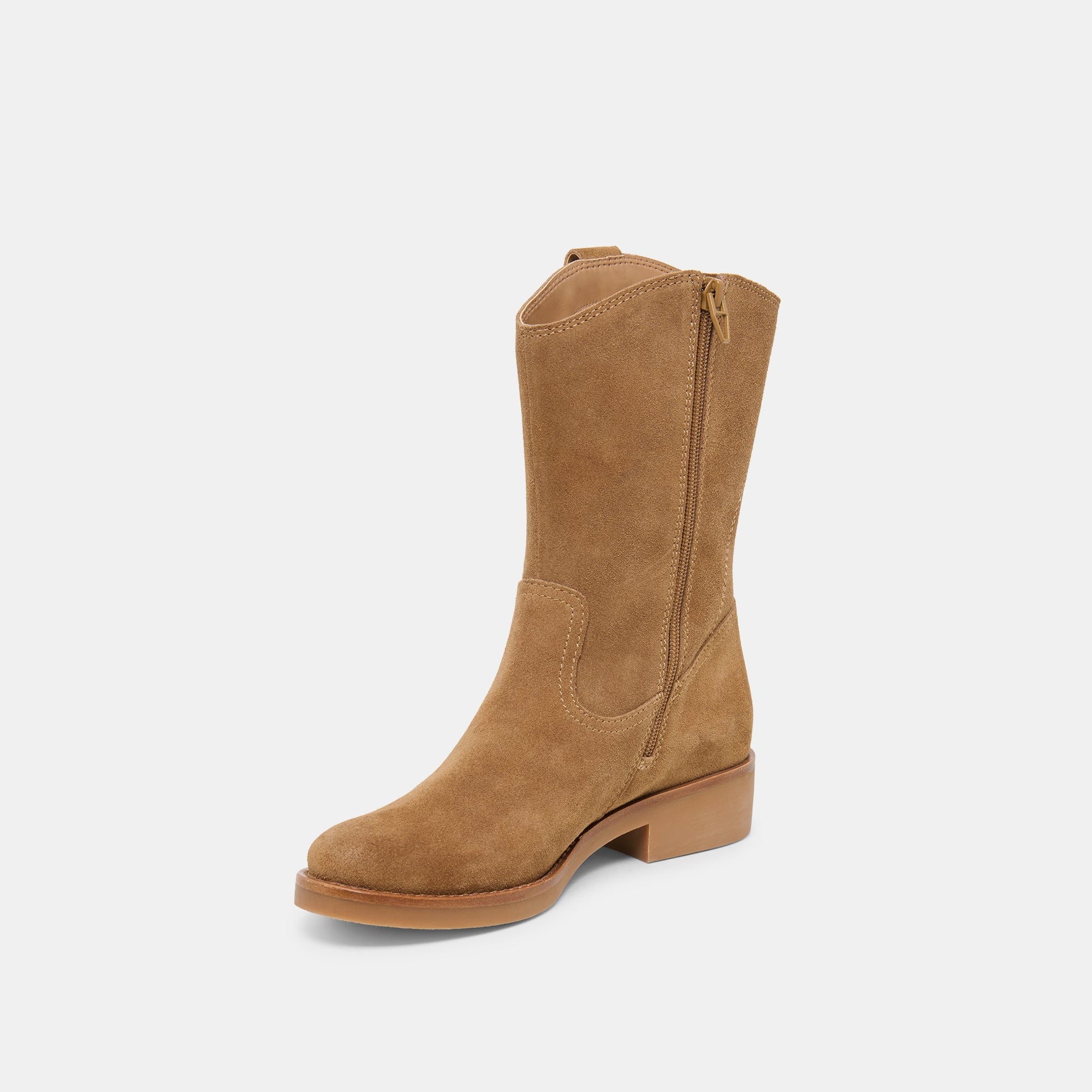 Dolce Vita Haline H2O Lt Brown Suede Waterproof Boots
