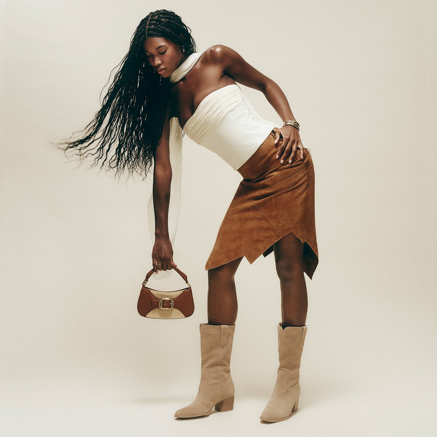 Dolce Vita Vergil Camel Suede Boots