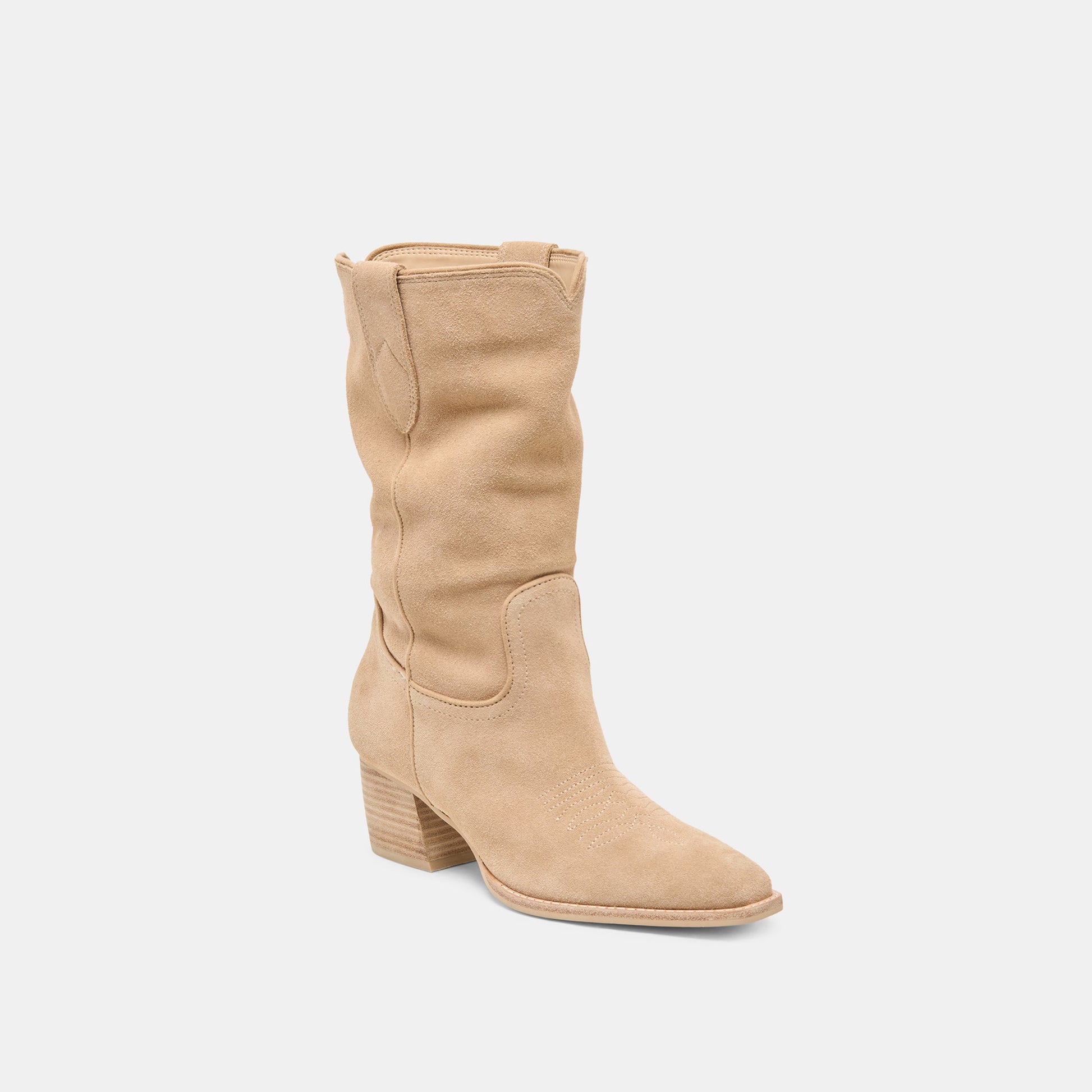 Dolce Vita Vergil Camel Suede Boots
