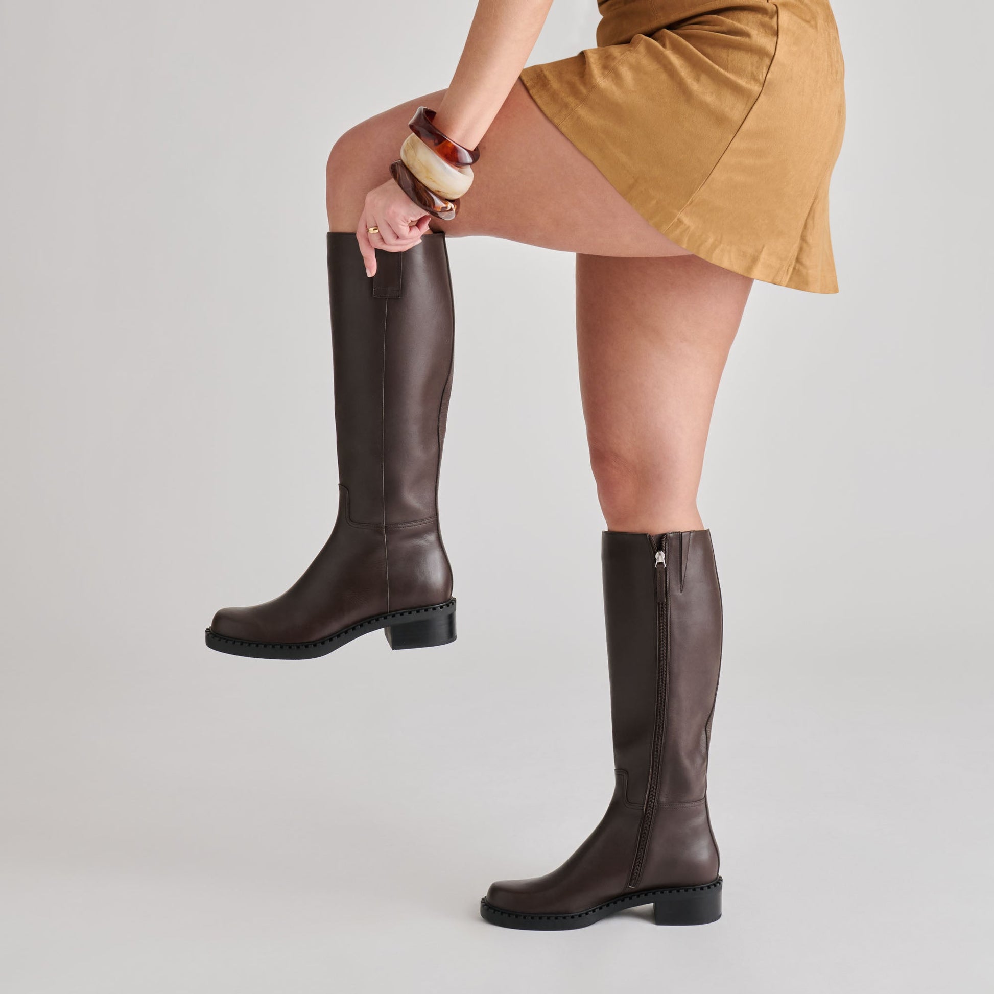 Dolce Vita Glory H2O Waterproof Cedar Leather Boots