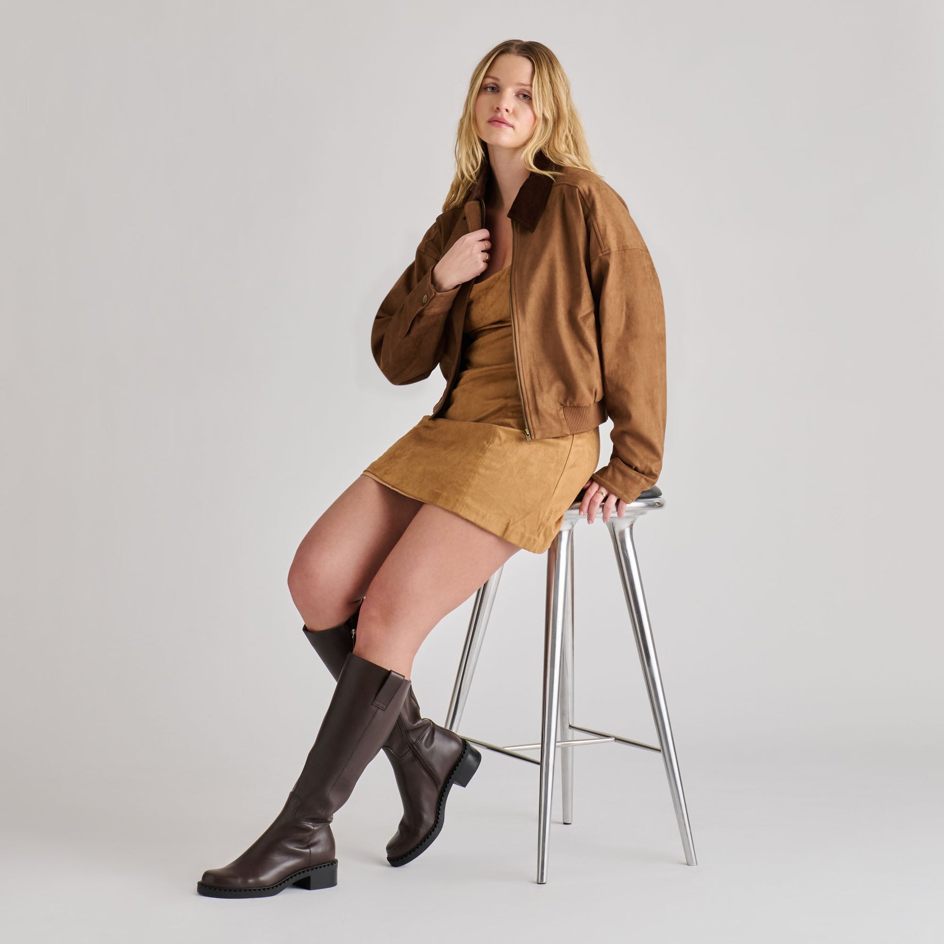 Dolce Vita Glory H2O Waterproof Cedar Leather Boots