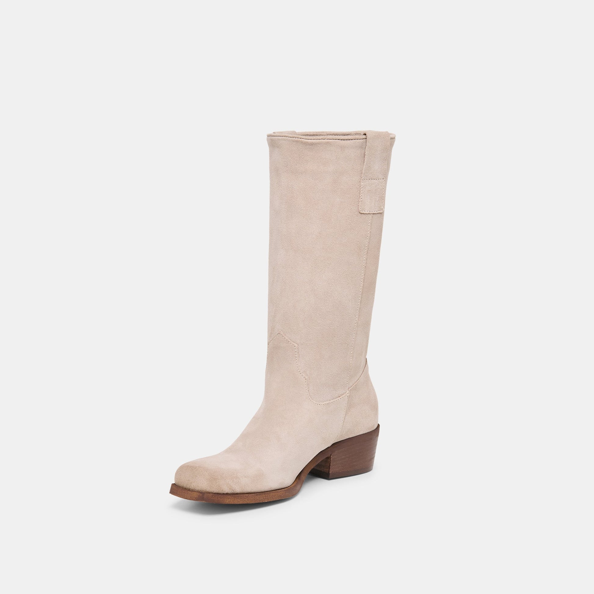 Dolce Vita Romie Lt Taupe Suede Boots