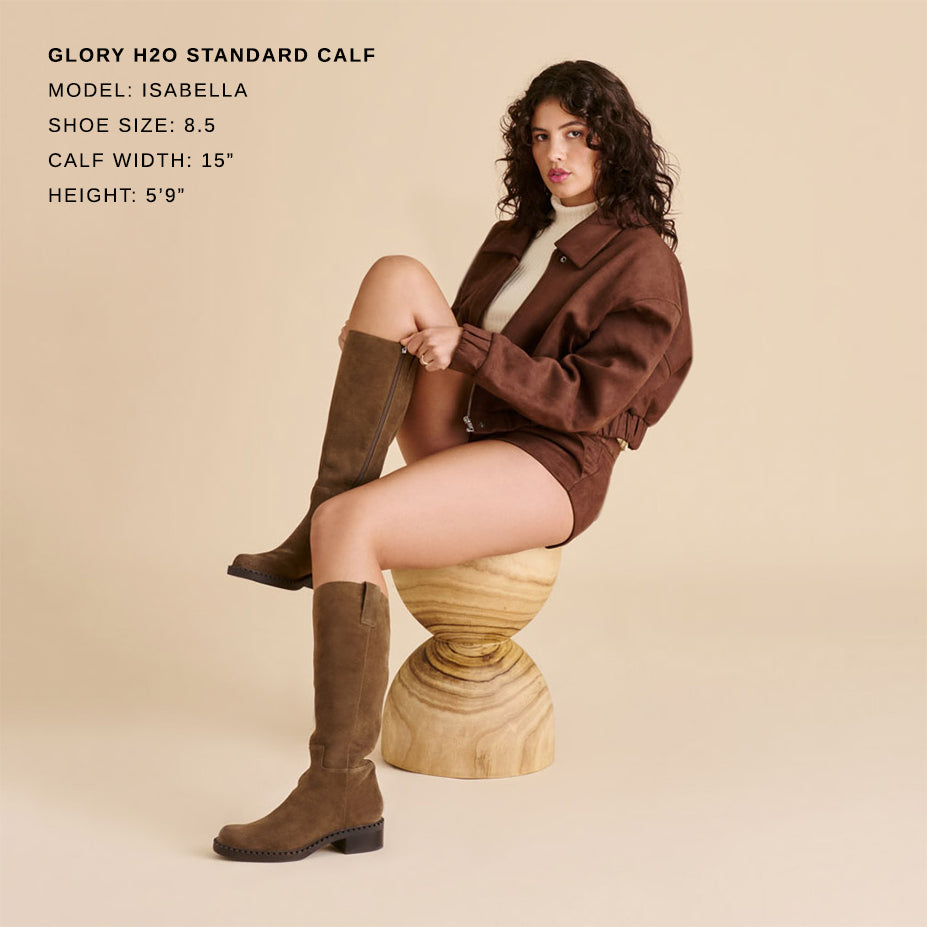Dolce Vita Glory H2O Waterproof Olive Suede Boots