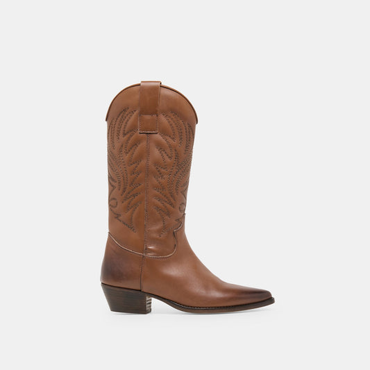 Dolce Vita Tanner Chestnut Leather Boots