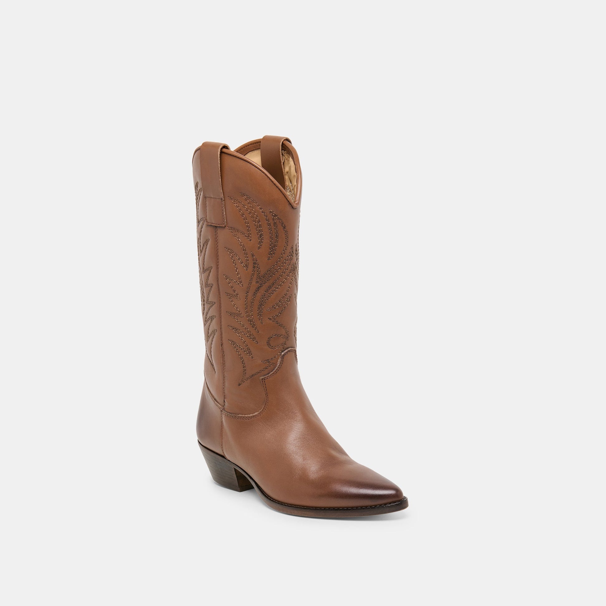 Dolce Vita Tanner Chestnut Leather Boots