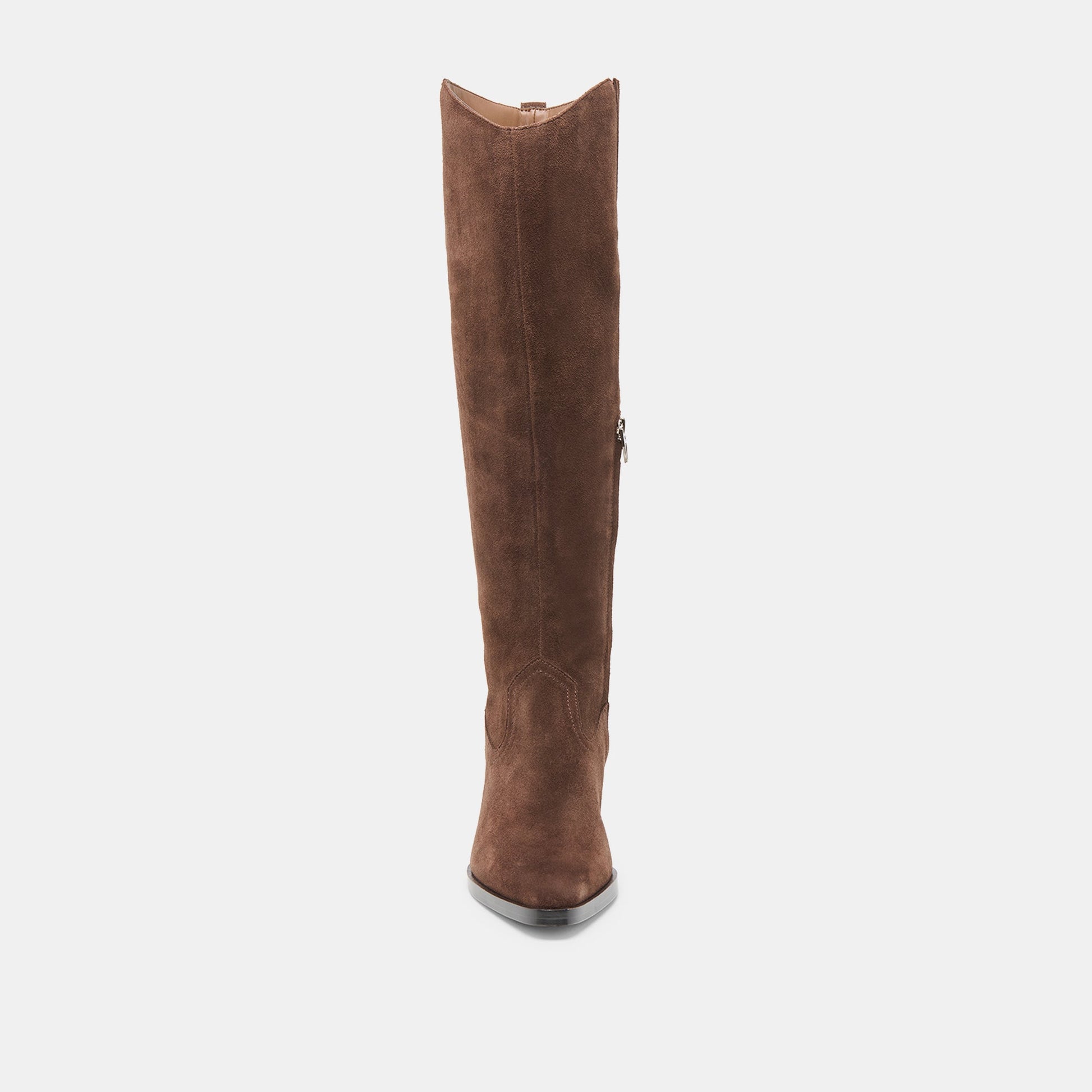 Dolce Vita Virona H2O Waterproof Dk Brown Suede Extra Wide Calf Boots