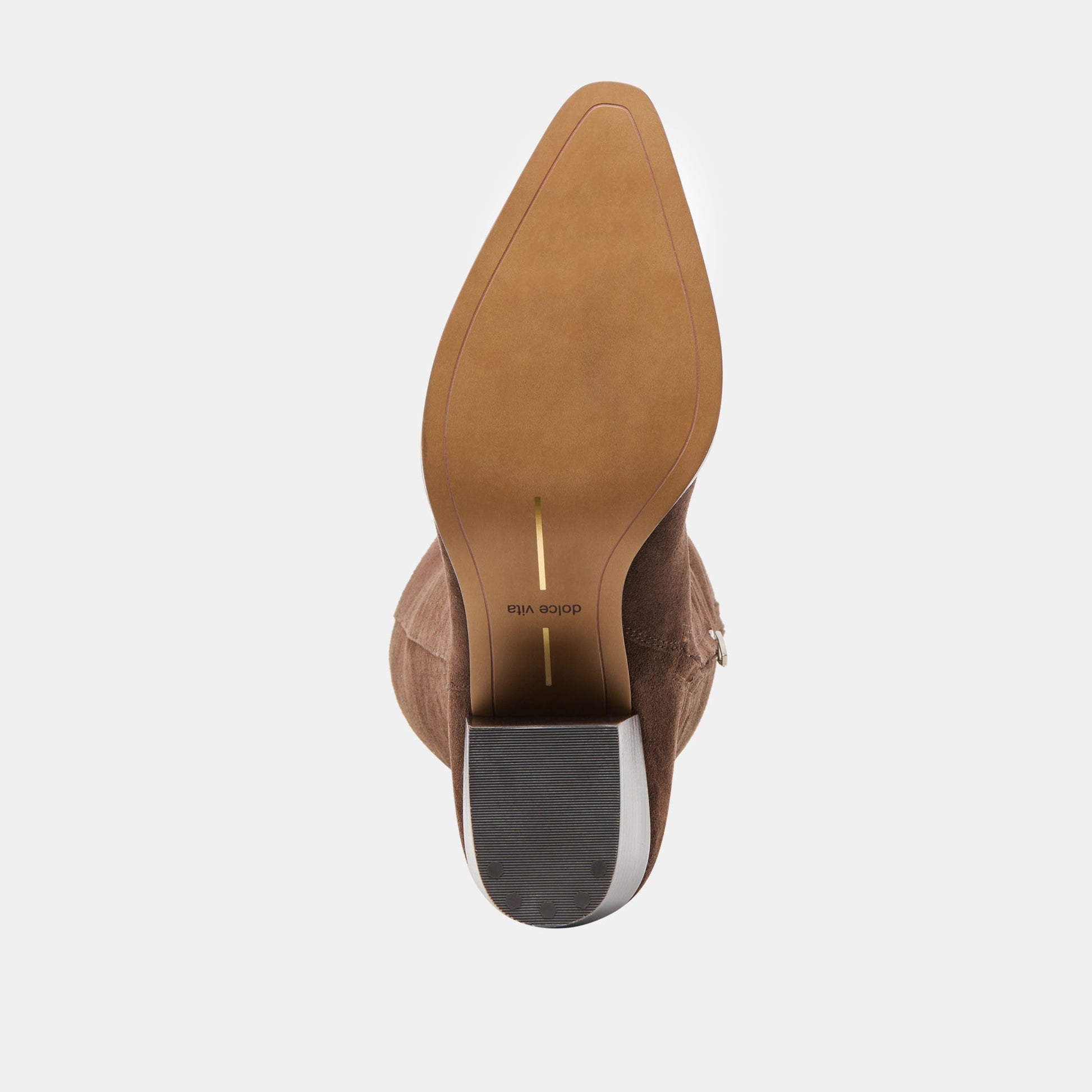 Dolce Vita Virona H2O Waterproof Dk Brown Suede Extra Wide Calf Boots