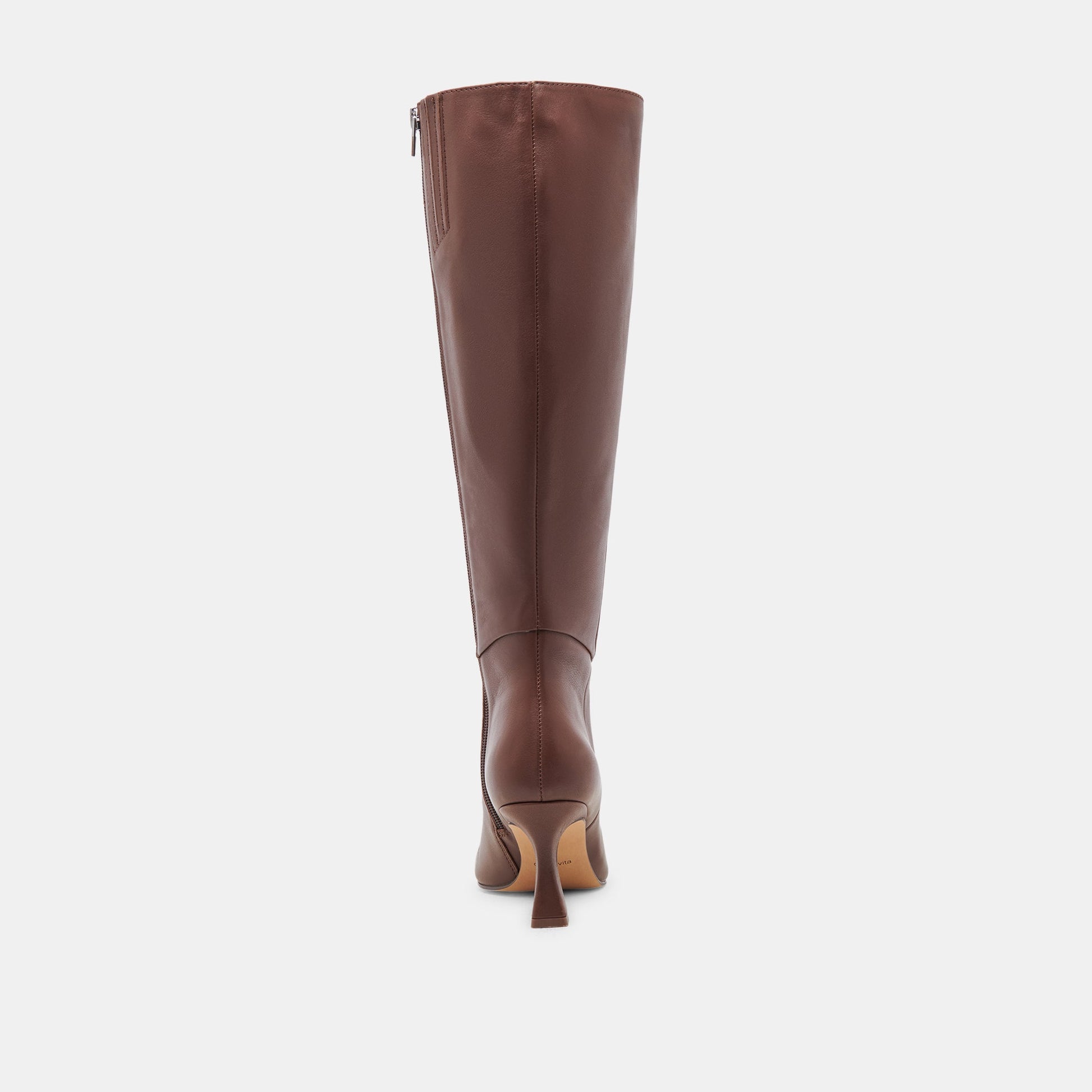 Dolce Vita Gyra Extra Wide Calf Chocolate Boots | Leather Wide Calf Boots
 – Dolce Vita