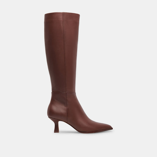 Dolce Vita Auggie Boots | Chocolate Leather Boots by Dolce Vita