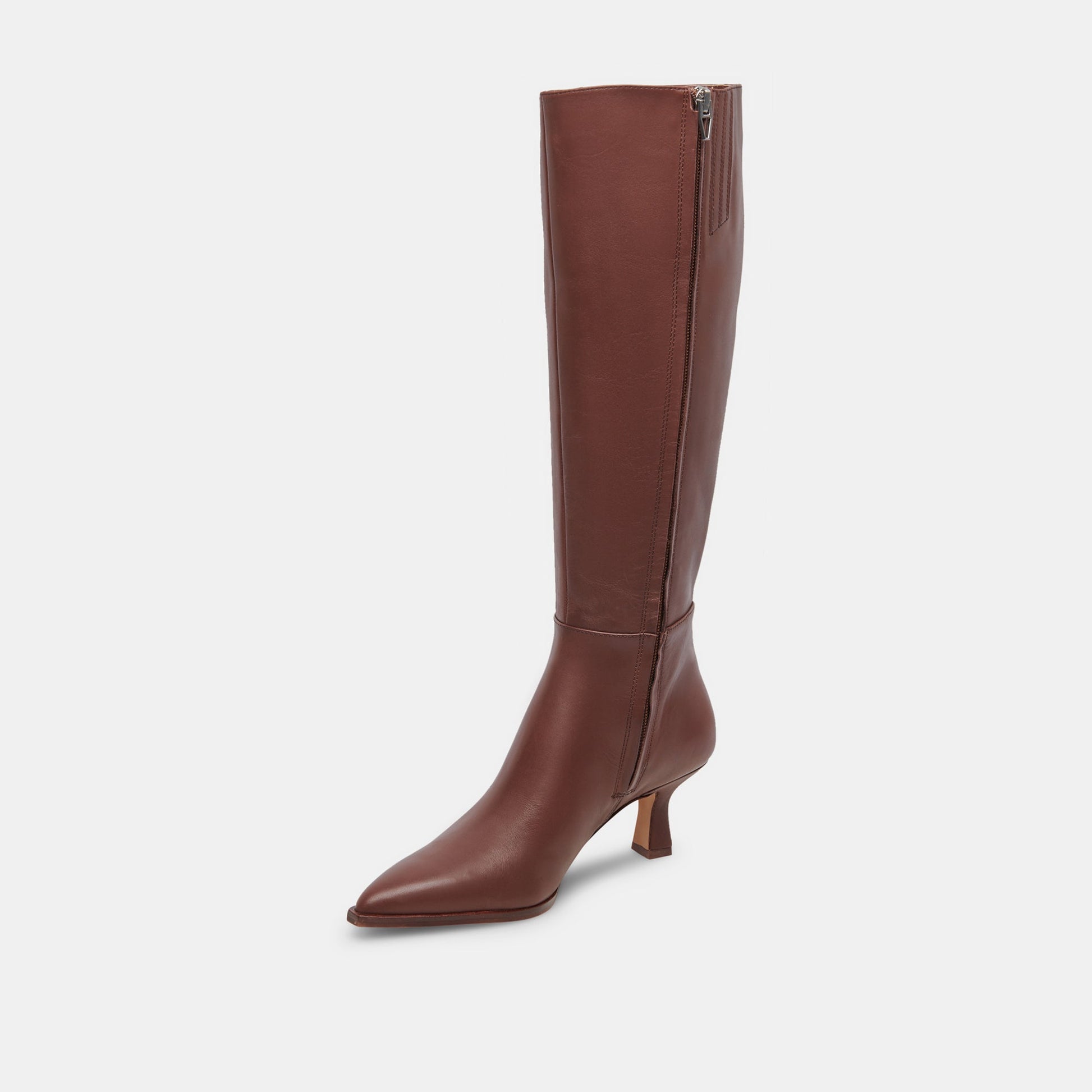 Dolce Vita Auggie Boots | Chocolate Leather Boots by Dolce Vita