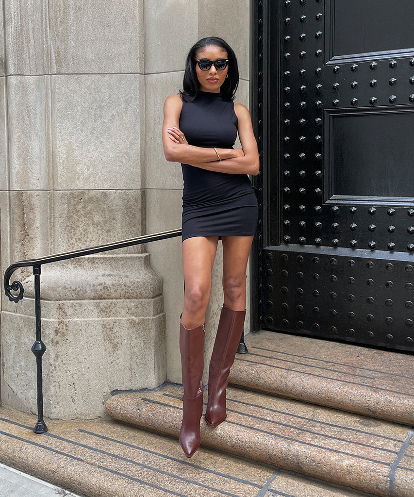 Dolce Vita Auggie Boots | Chocolate Leather Boots by Dolce Vita