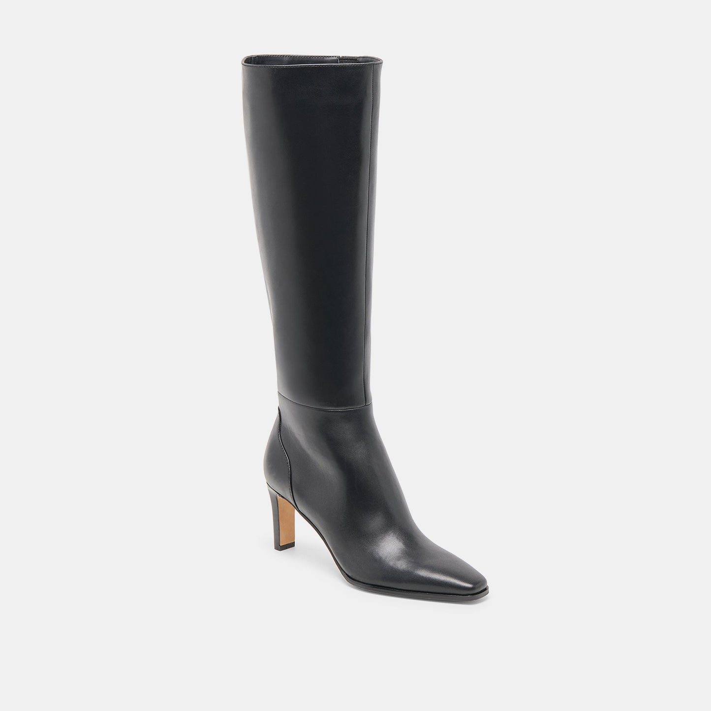 Dolce Vita Emmi Black Leather Narrow Calf Boots