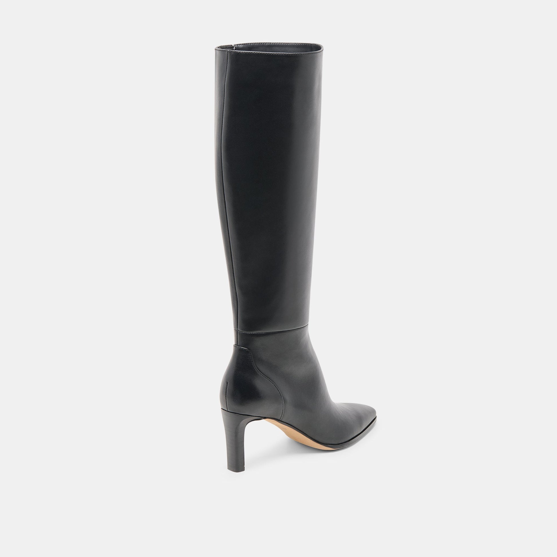 Dolce Vita Emmi Black Leather Narrow Calf Boots