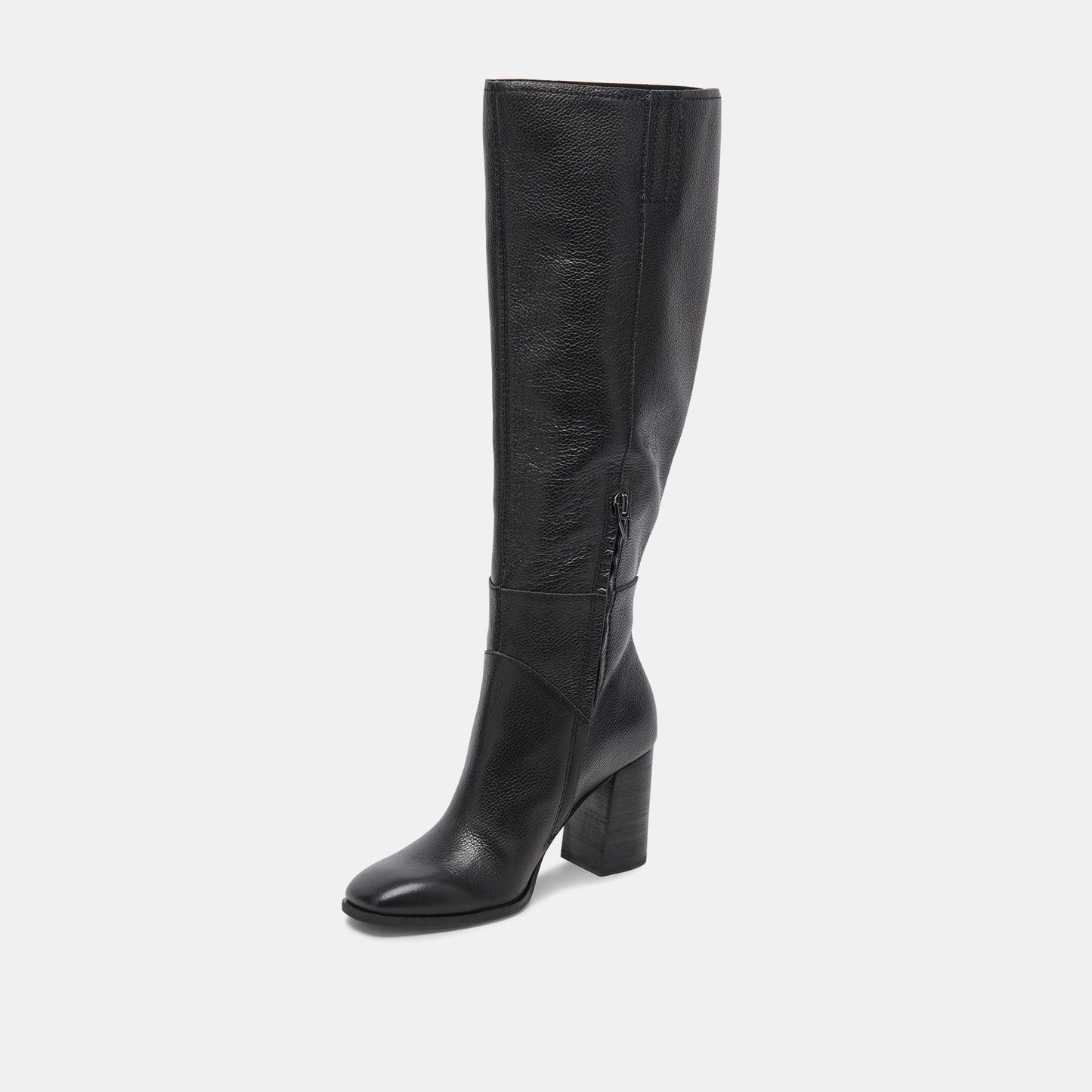 Dolce Vita Fynn Boots Onyx Leather | Knee-High Onyx Leather Boots
 – Dolce Vita