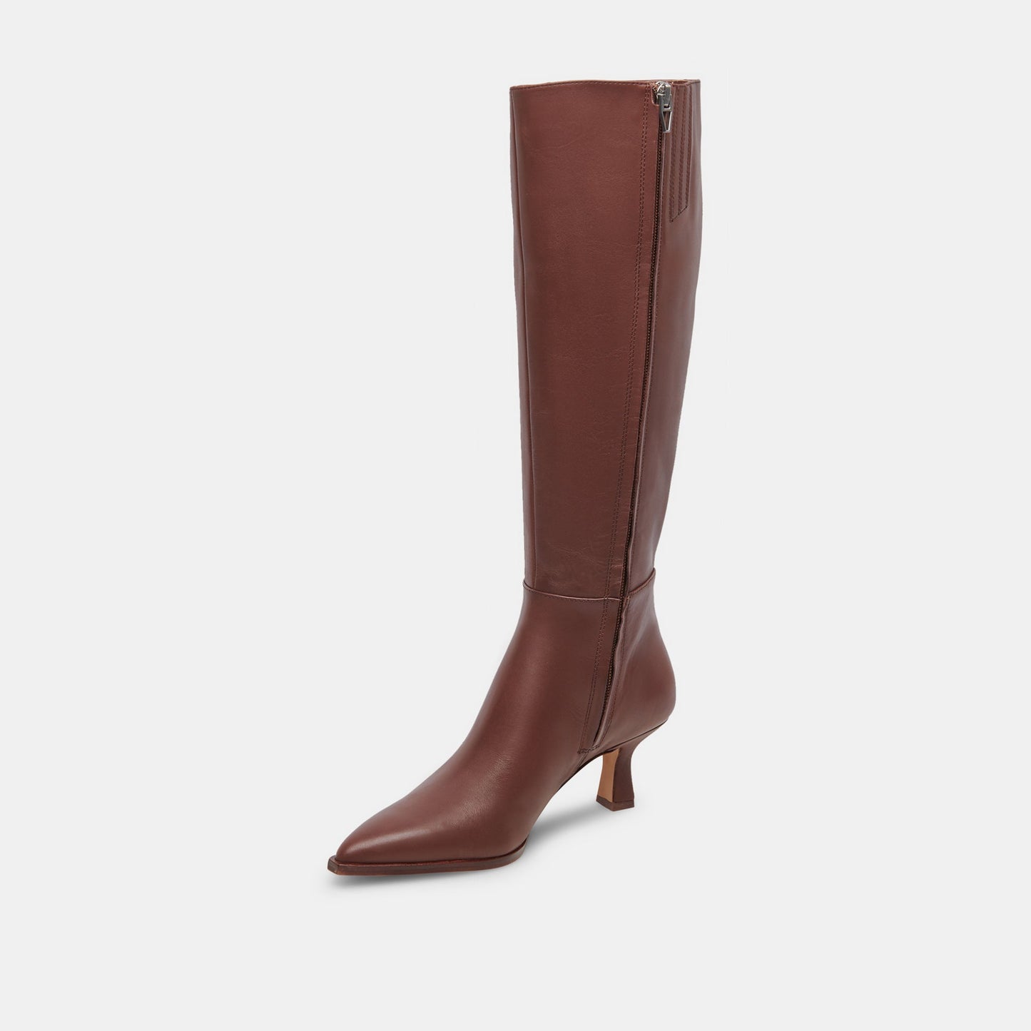 Dolce Vita Auggie Wide Calf Boots | Chocolate Leather Boots by Dolce Vita