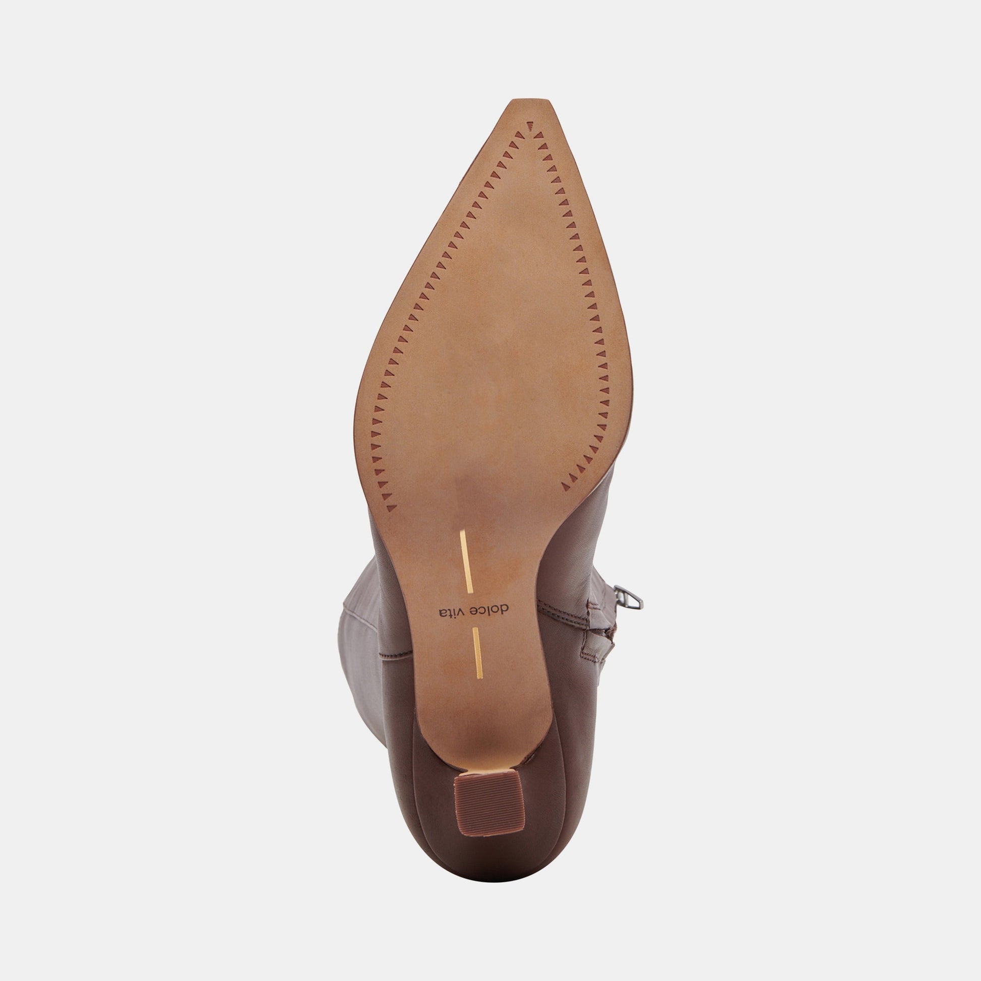 Dolce Vita Auggie Wide Calf Boots | Chocolate Leather Boots by Dolce Vita