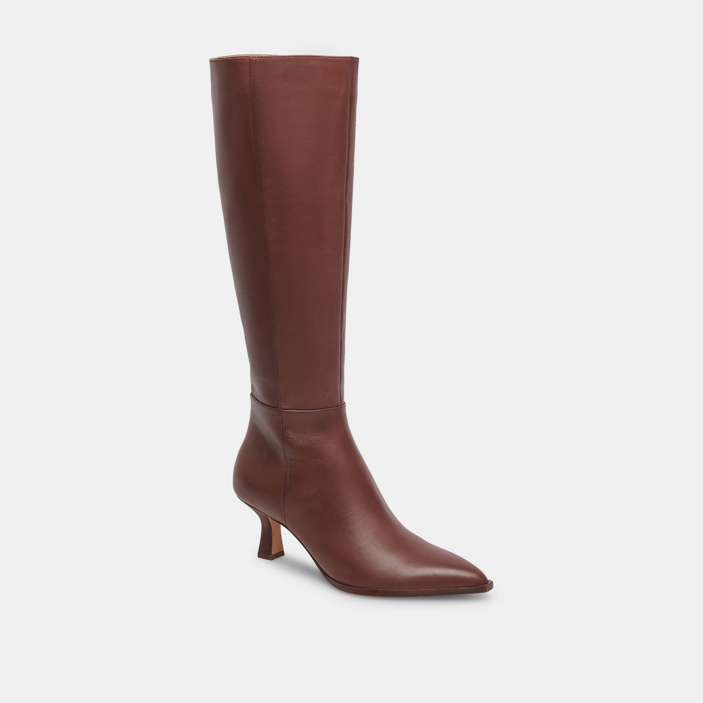 Dolce Vita Auggie Wide Calf Boots | Chocolate Leather Boots by Dolce Vita