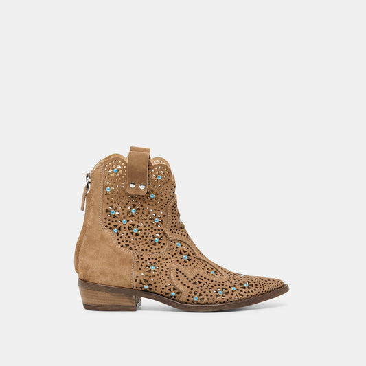 Dolce Vita Oakly Mushroom Suede Booties