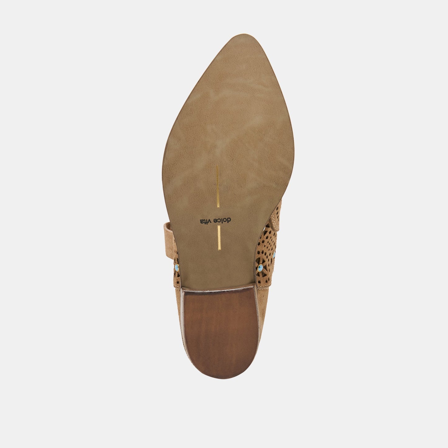 Dolce Vita Oakly Mushroom Suede Booties