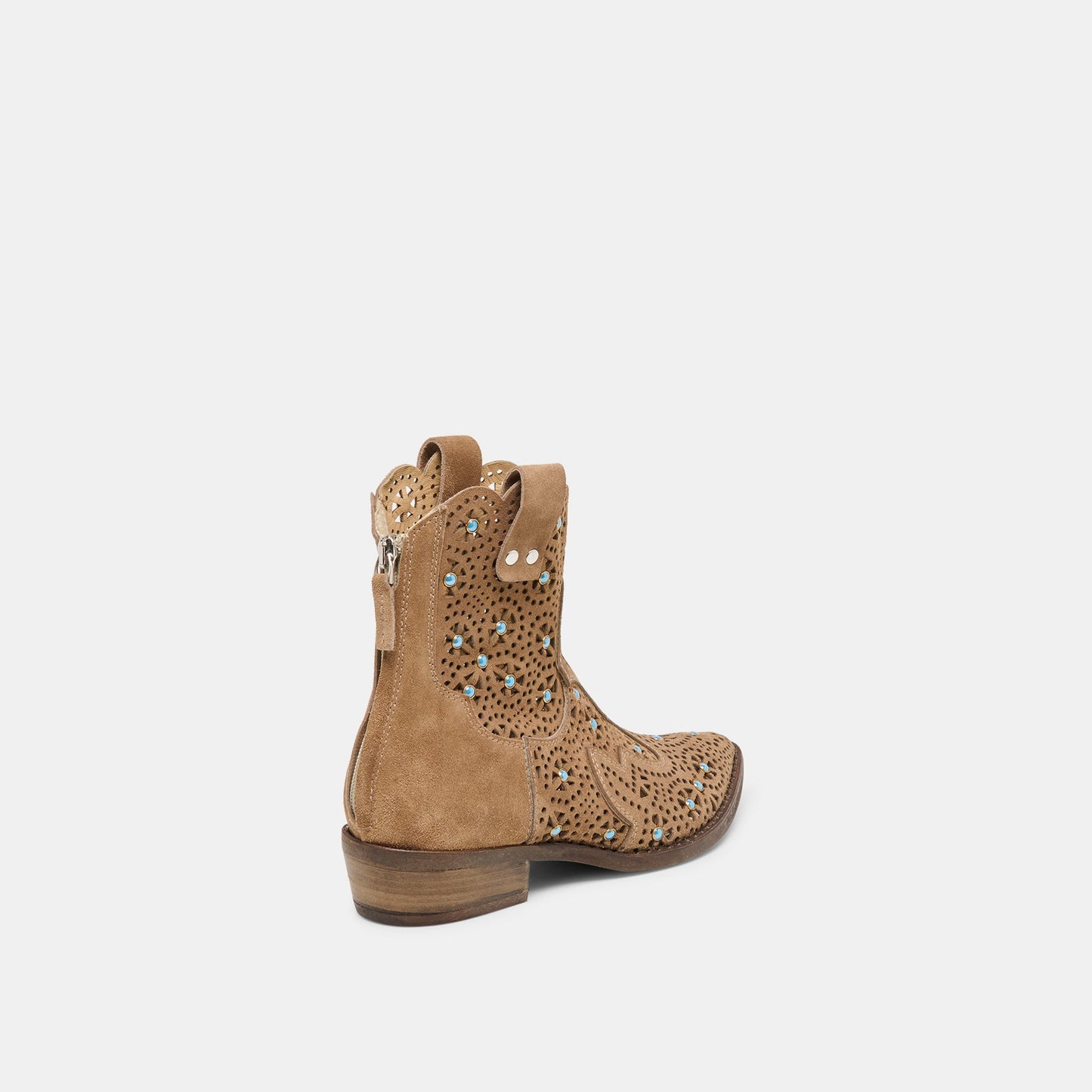 Dolce Vita Oakly Mushroom Suede Booties