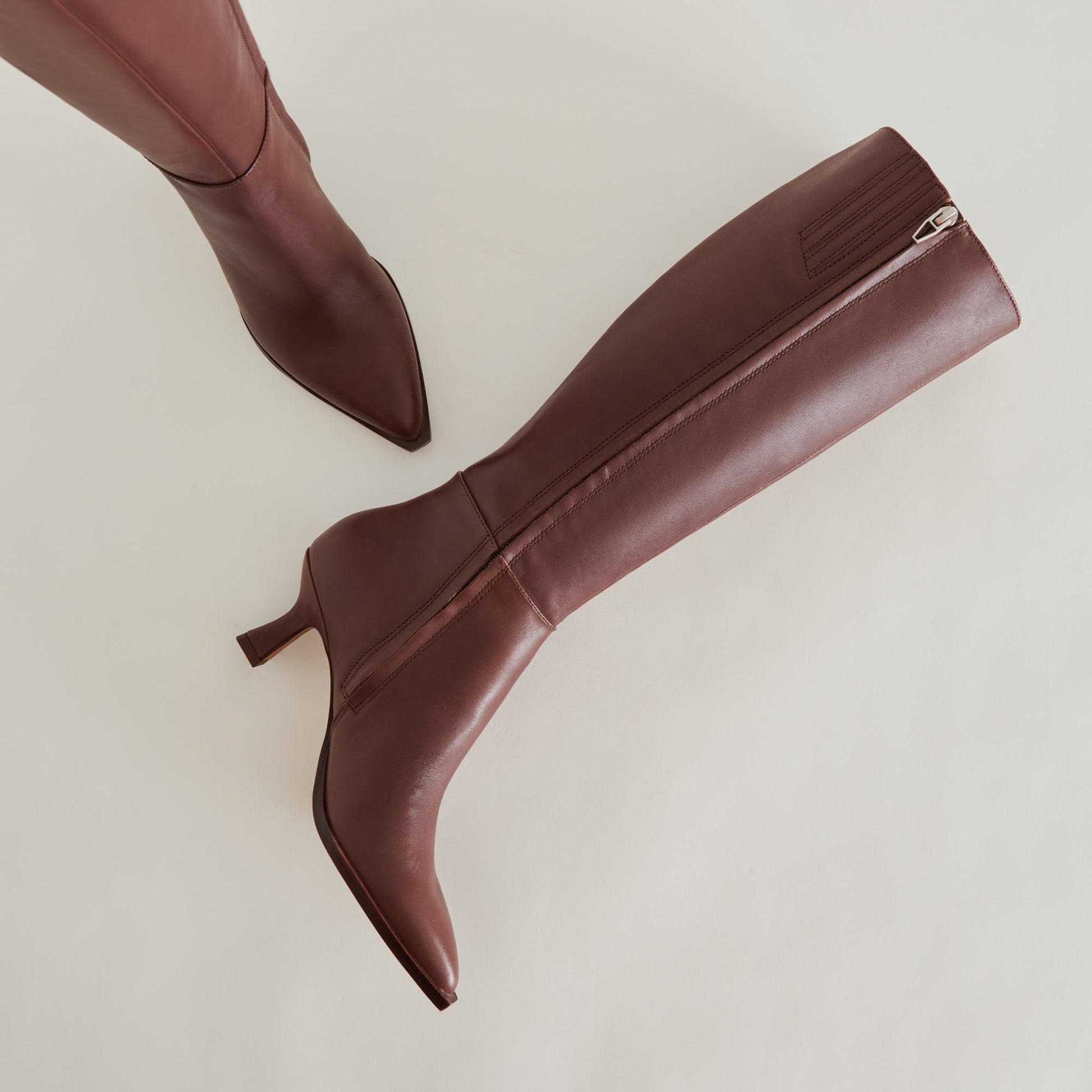 Dolce Vita Auggie Extra Wide Calf Chocolate Boots | Leather Wide Calf Boots
 – Dolce Vita