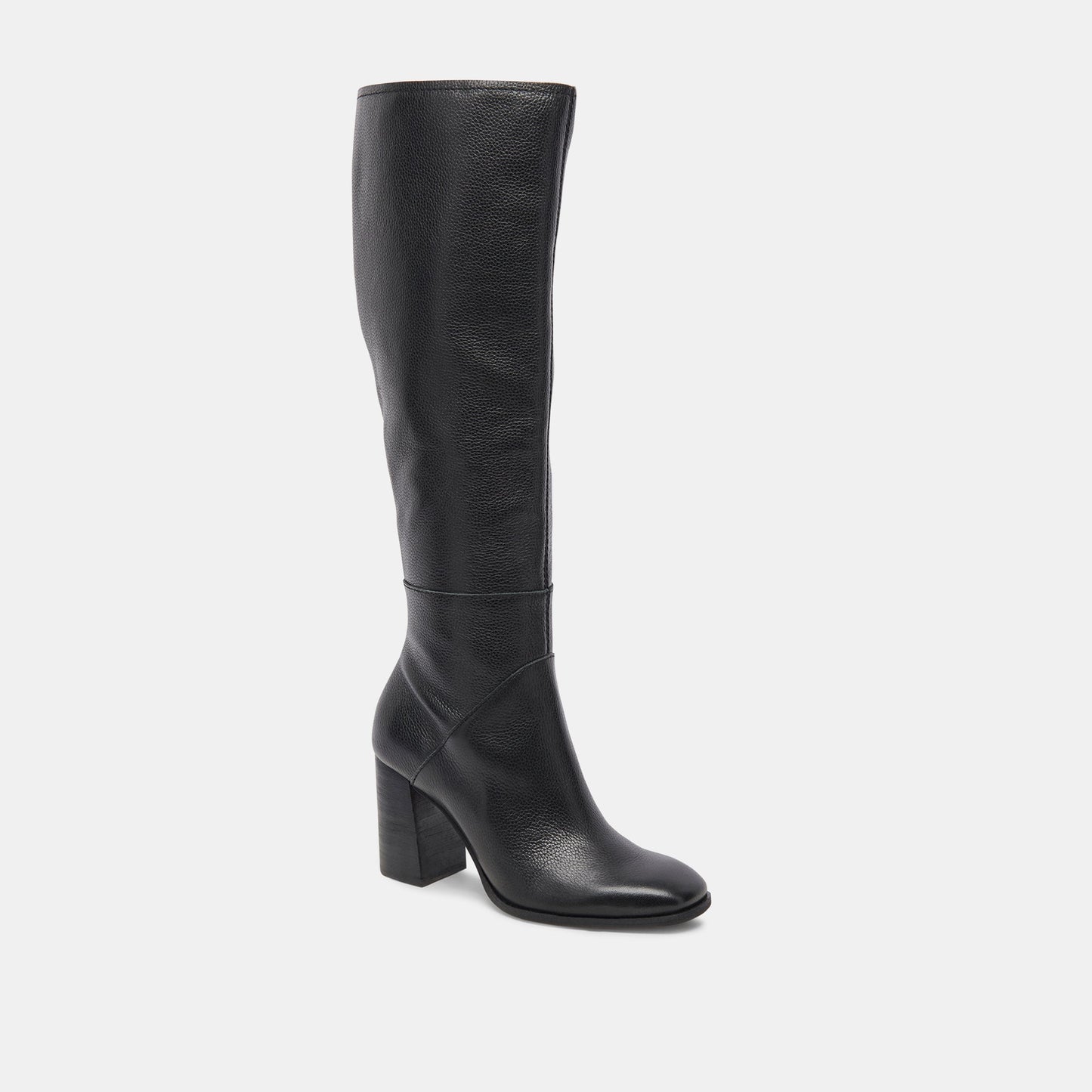 Dolce Vita FYNN Wide Calf Boots Onyx Leather | Women's Onyx Knee-High Boots
 – Dolce Vita