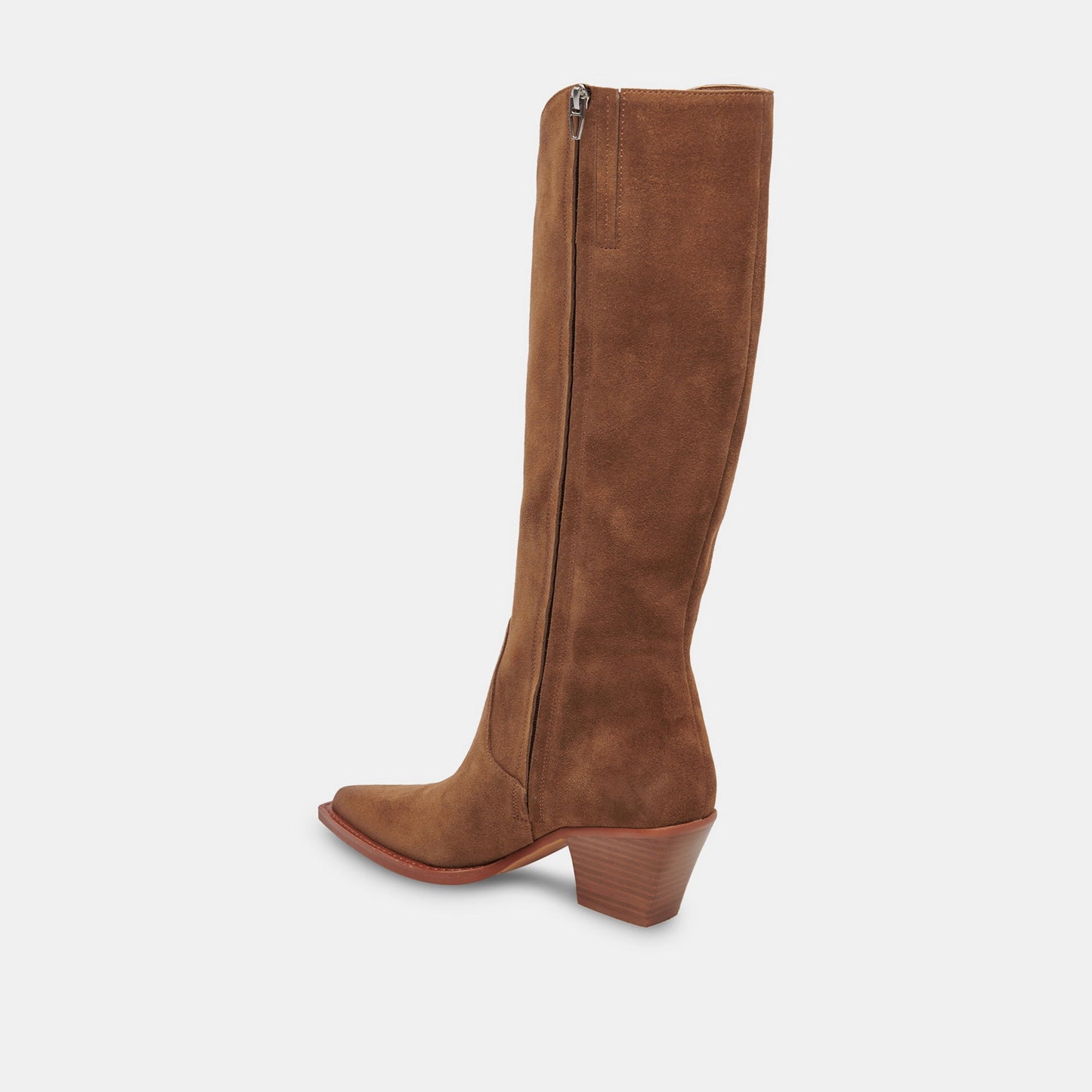 Dolce Vita RAJ Wide Calf Boots Brown Suede | Women's Brown Suede Knee-High Boots
 – Dolce Vita
