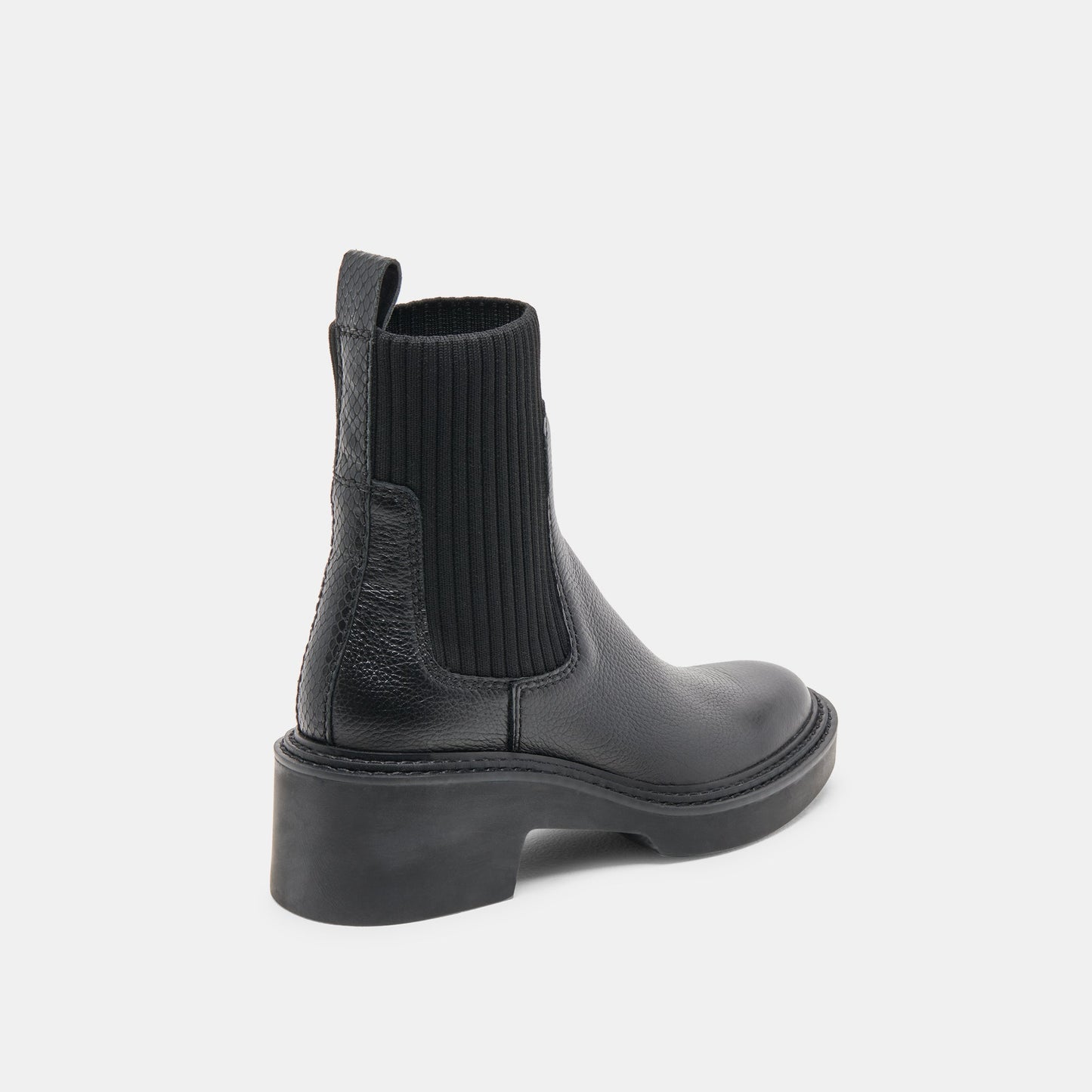 Dolce Vita Hilora H2O Waterproof Black Leather Boots