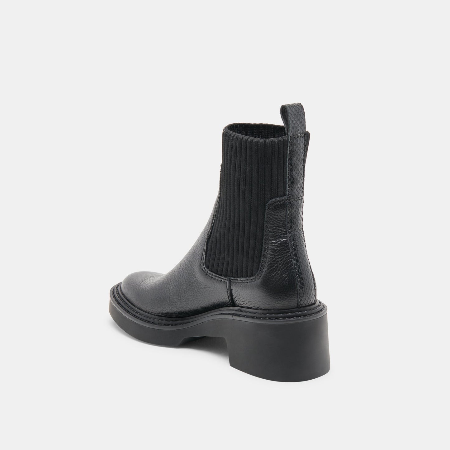 Dolce Vita Hilora H2O Waterproof Black Leather Boots