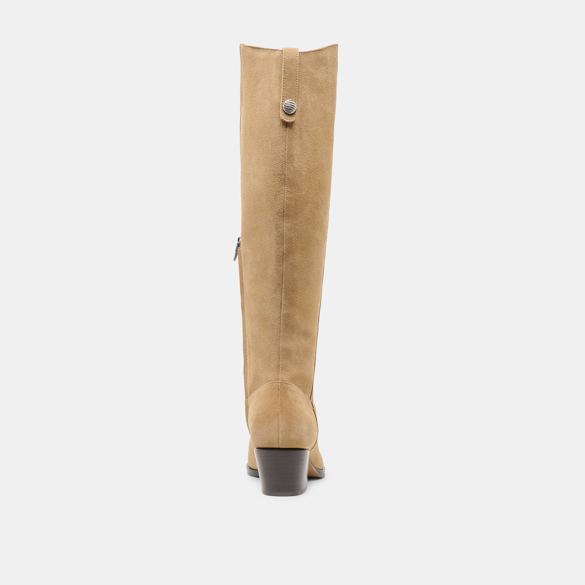 Dolce Vita Virona H2O Waterproof Dk Taupe Suede Extra Wide Calf Boots