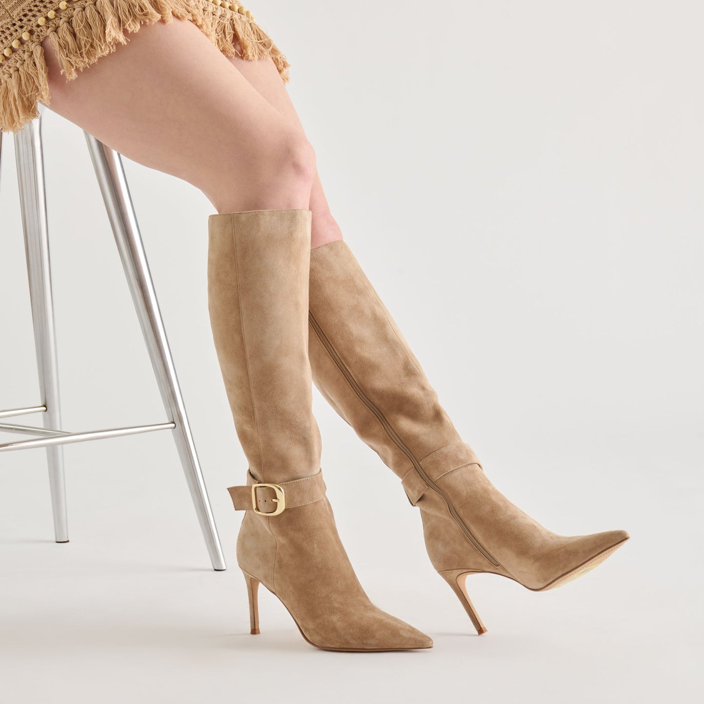 Dolce Vita Kinzy Camel Suede Boots
