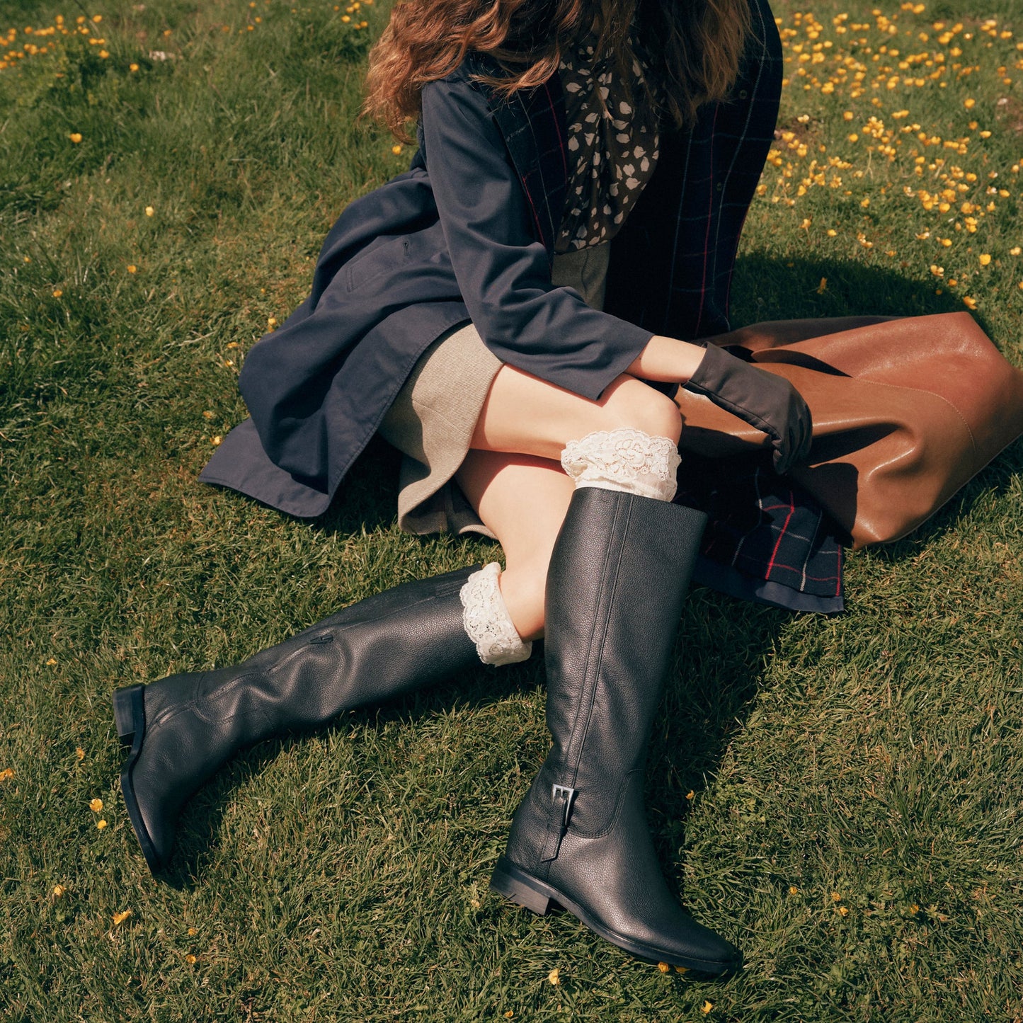 Dolce Vita Kilian H2O Waterproof Black Leather Boots